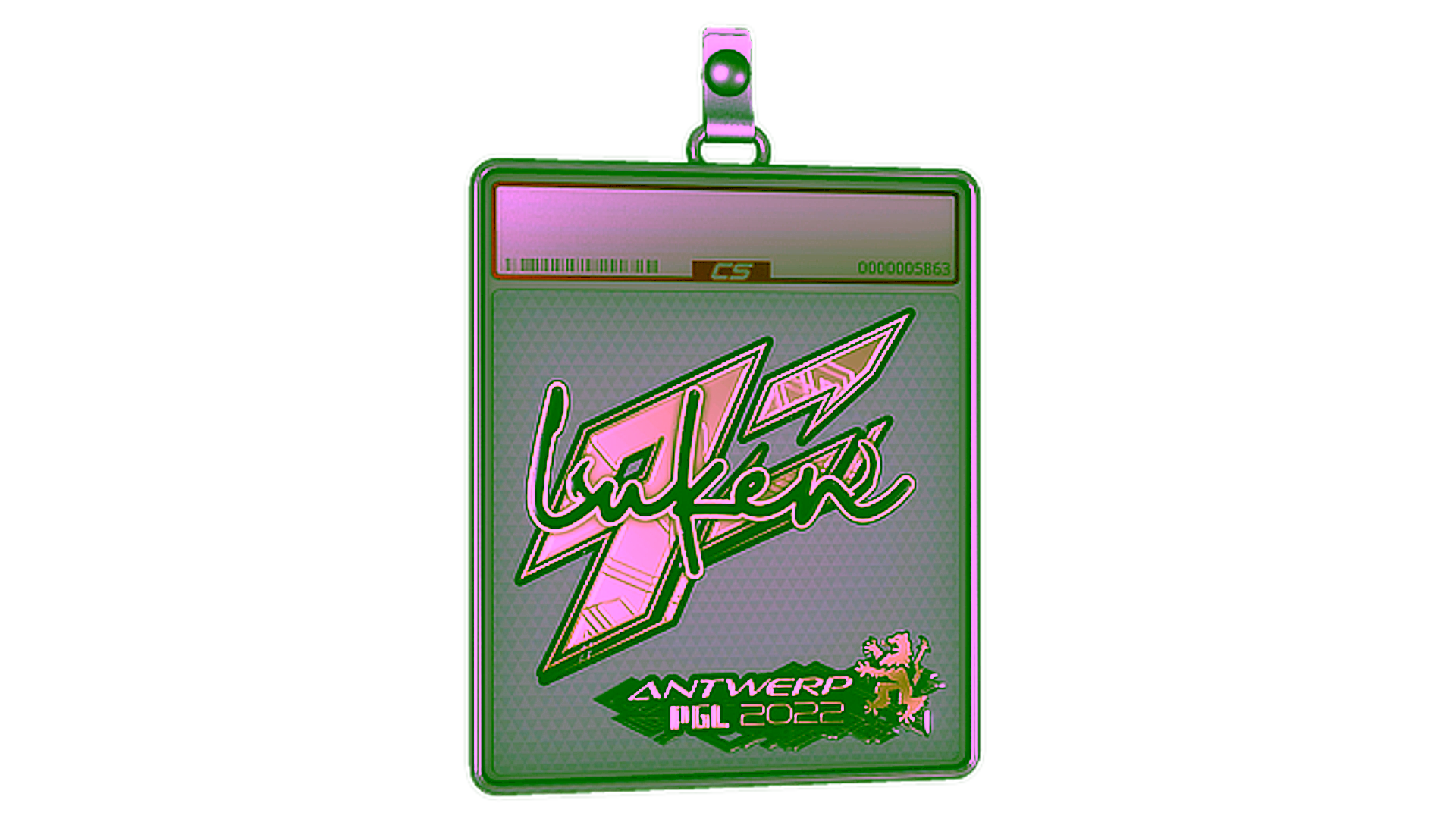 Display for Sticker Slab | luken (Gold) | Antwerp 2022