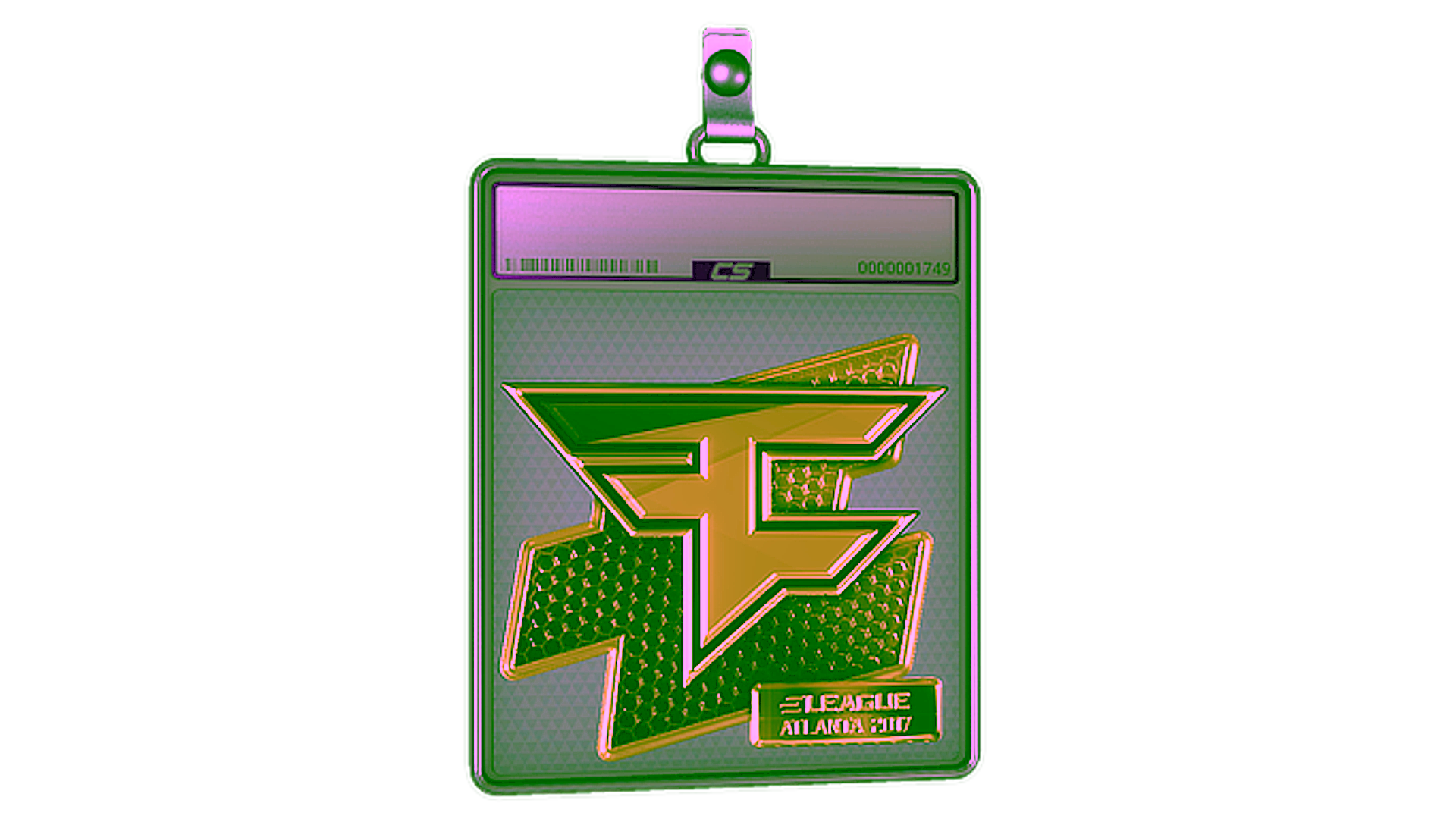 Display for Sticker Slab | FaZe Clan (Gold) | Atlanta 2017