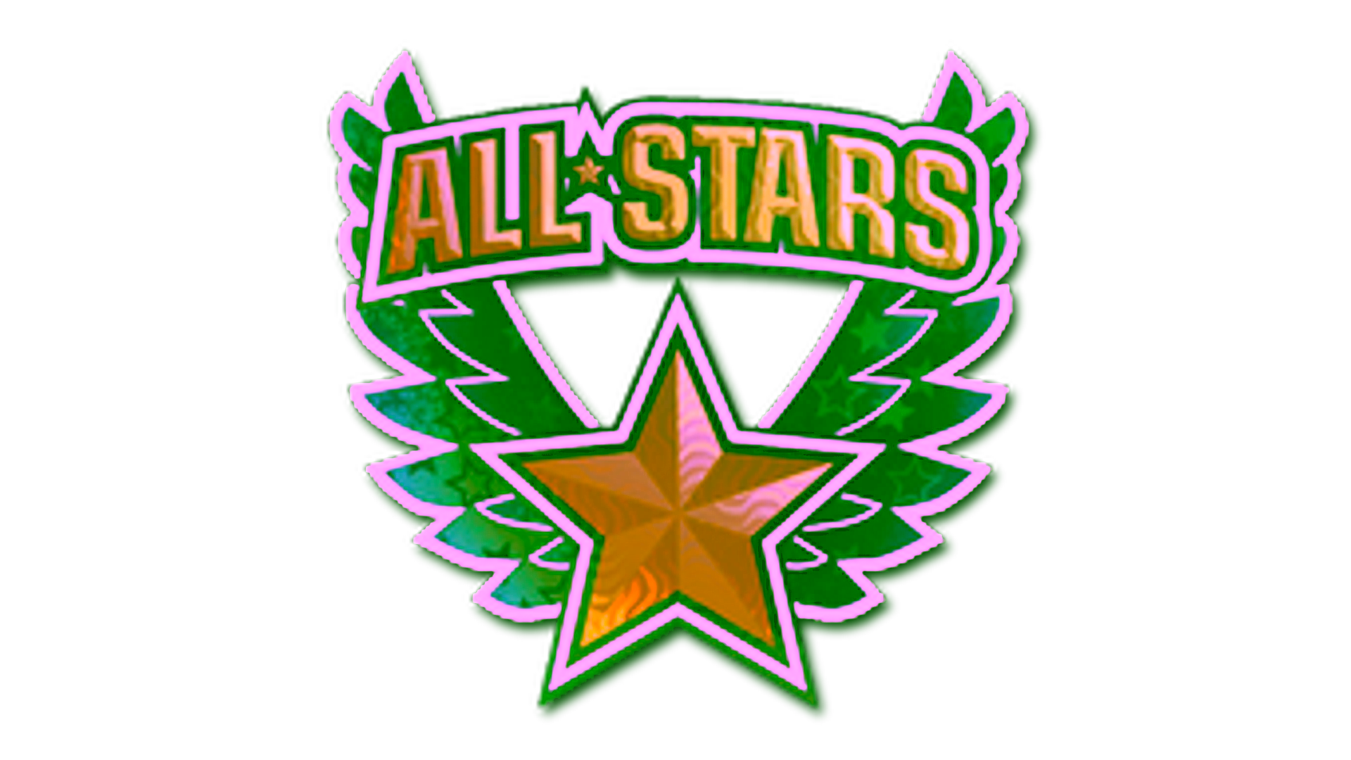 Display for Sticker | All-Stars Orange (Holo)