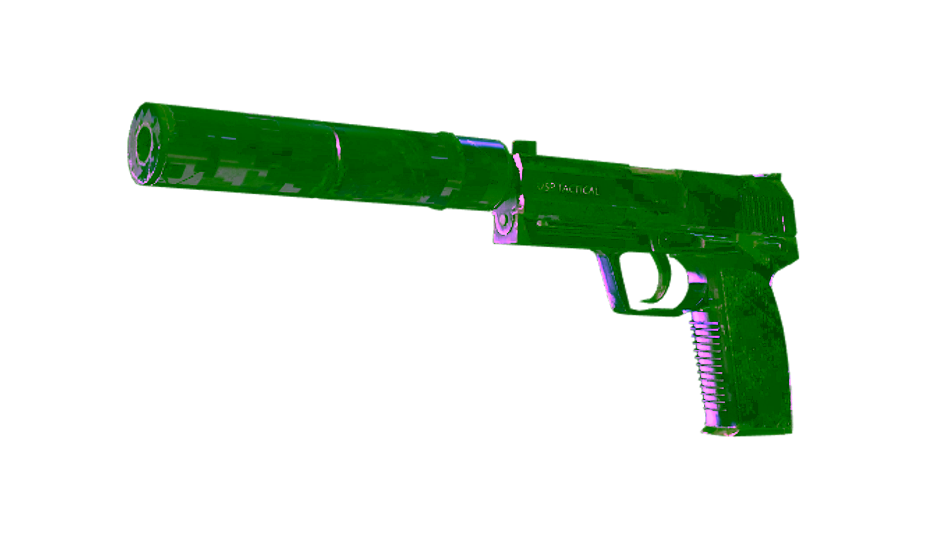 Display for USP-S | Purple DDPAT (Well-Worn)