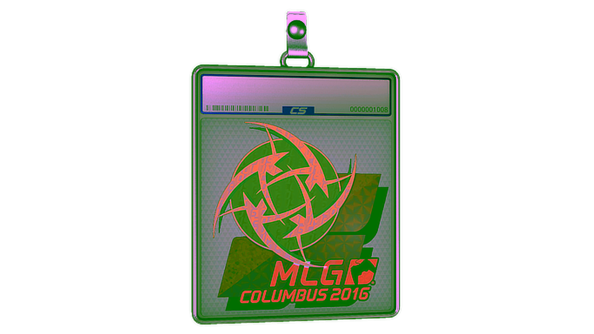 Display for Sticker Slab | Ninjas in Pyjamas (Holo) | MLG Columbus 2016
