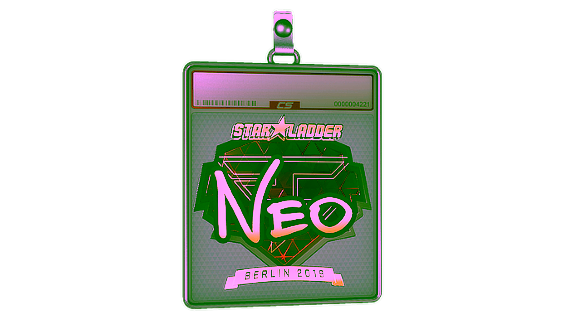 Mostrar para Sticker Slab | NEO (Gold) | Berlin 2019