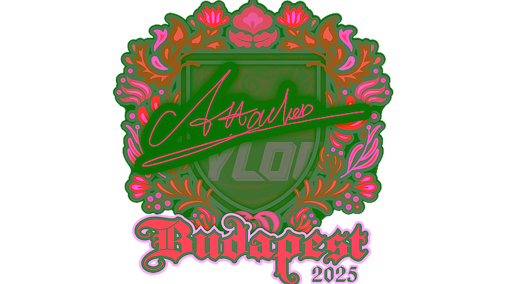 Display for Sticker | Attacker | Budapest 2025