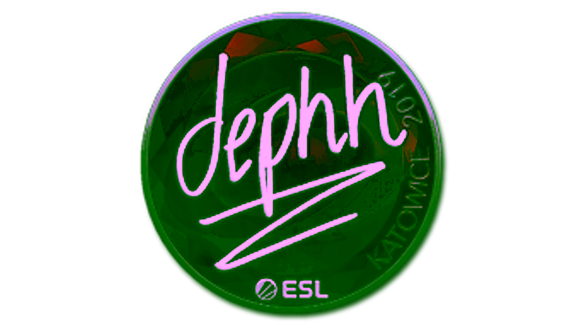 Anzeige für Sticker | dephh (Foil) | Katowice 2019