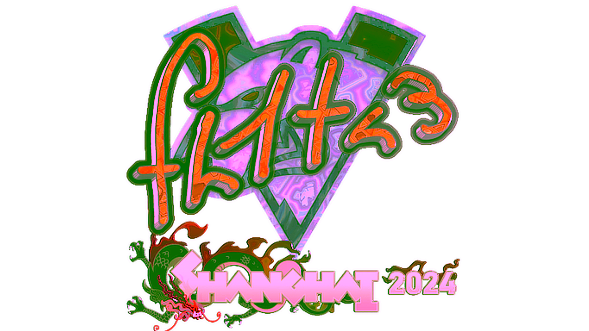 Display for Sticker | FL1T (Holo) | Shanghai 2024