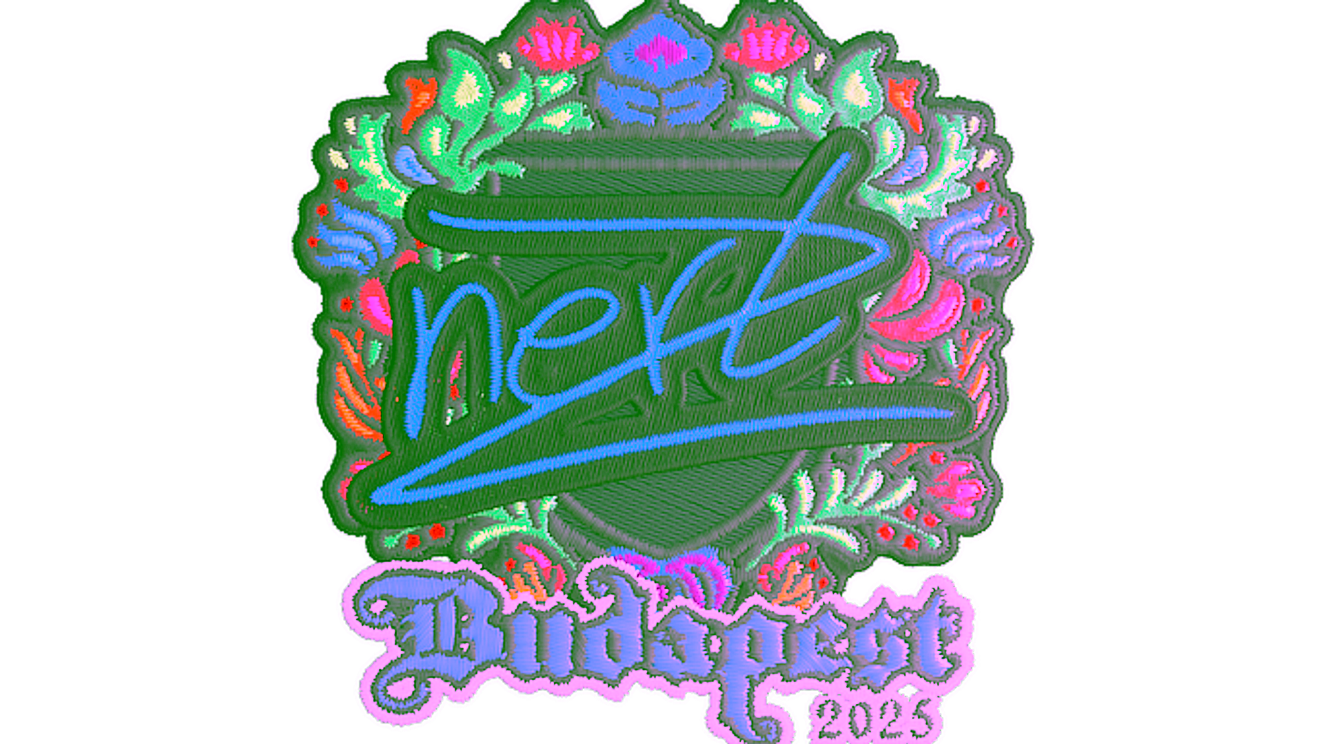 Rodyti Sticker | NertZ (Embroidered) | Budapest 2025