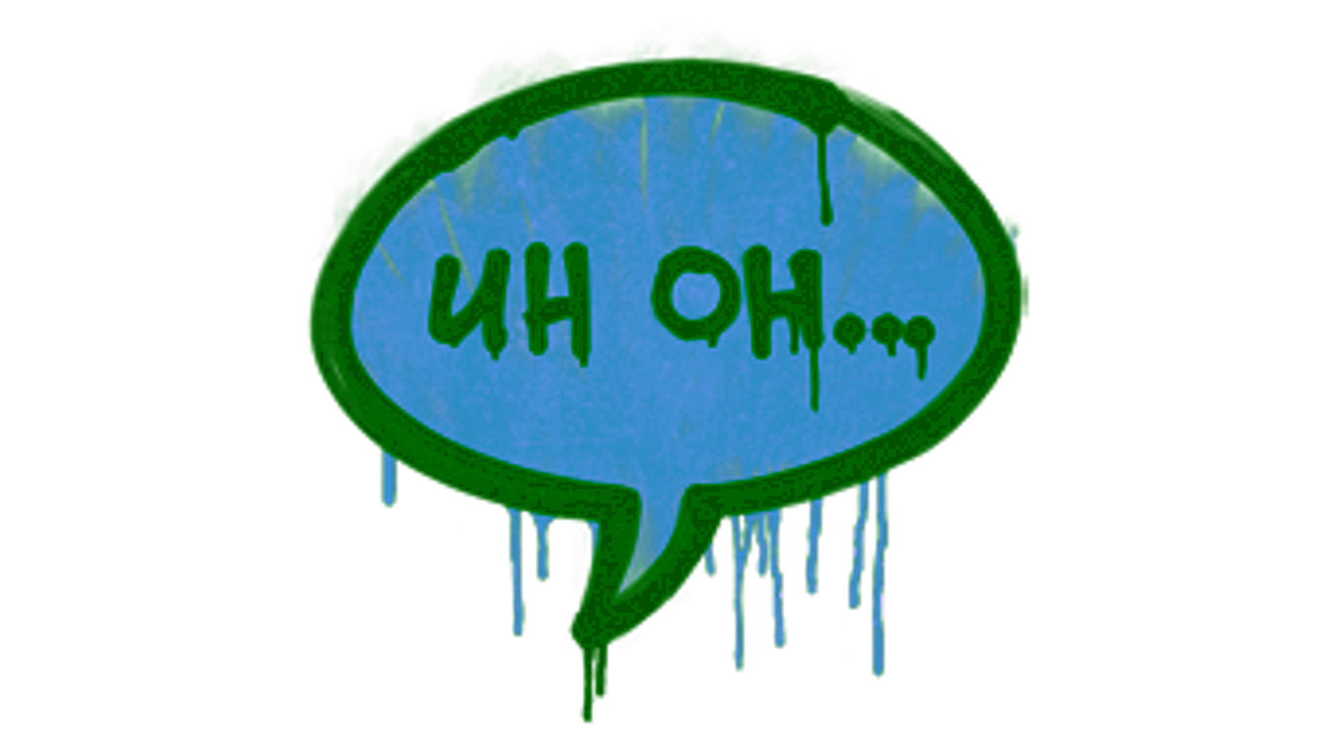 Display for Sealed Graffiti | Uh Oh (Monarch Blue)