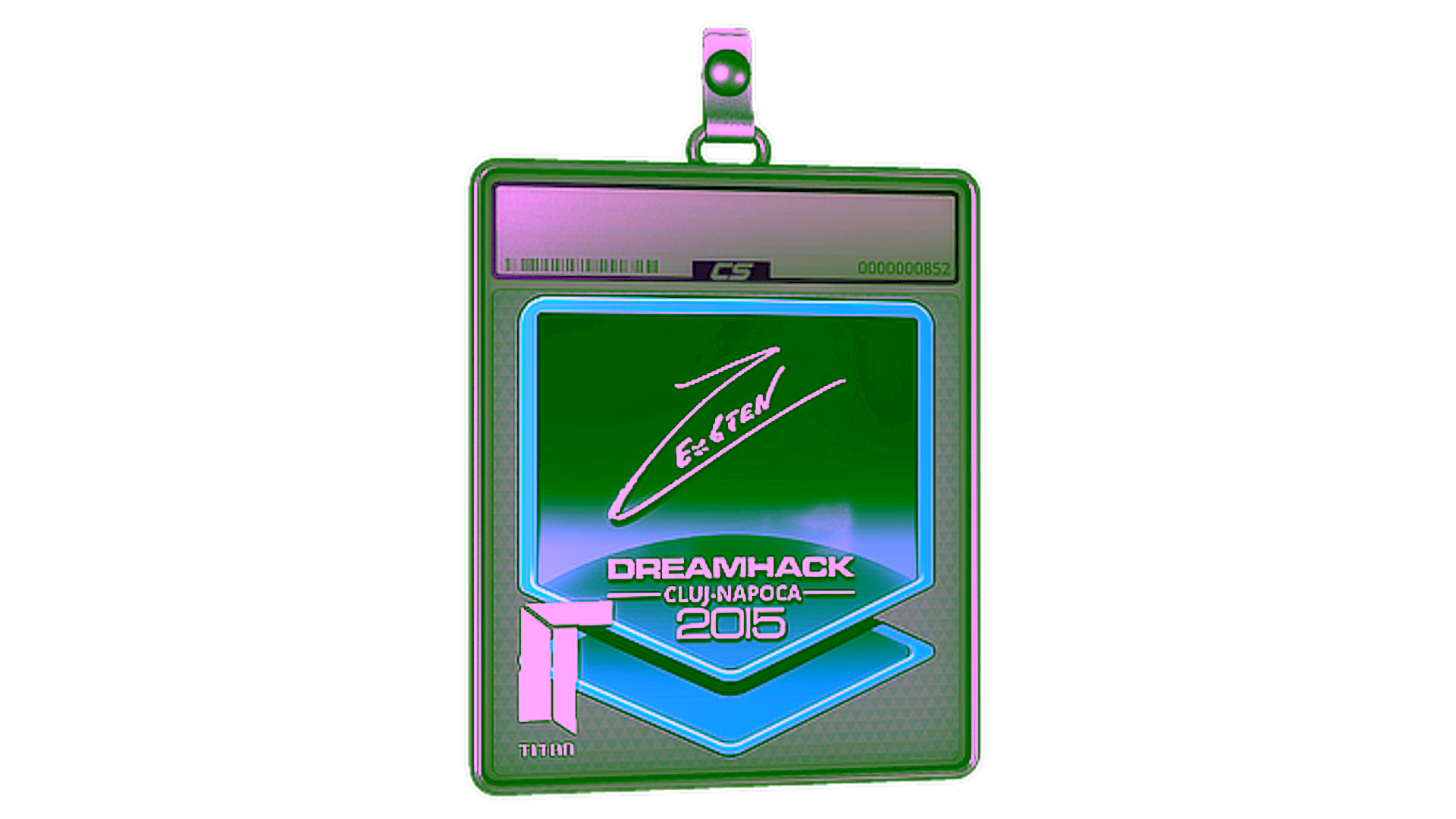 Display for Sticker Slab | Ex6TenZ (Foil) | Cluj-Napoca 2015