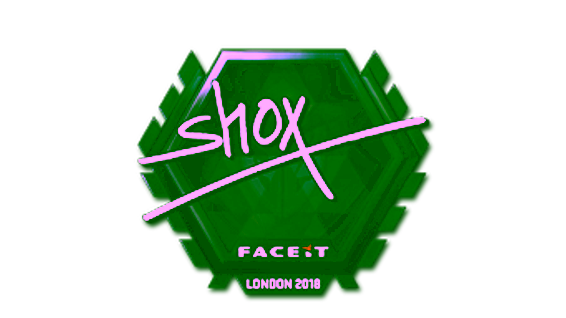 Display for Sticker | shox (Foil) | London 2018