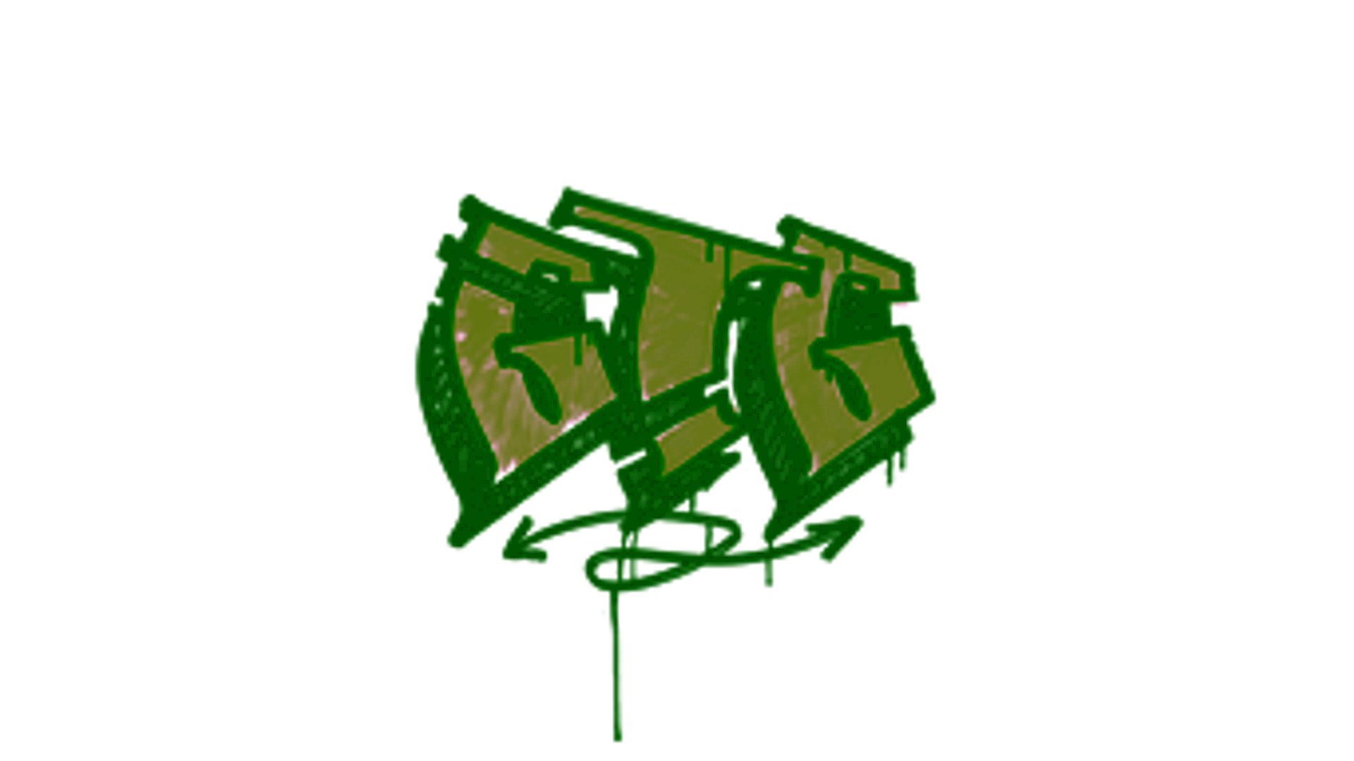 Display for Sealed Graffiti | GTG (Dust Brown)