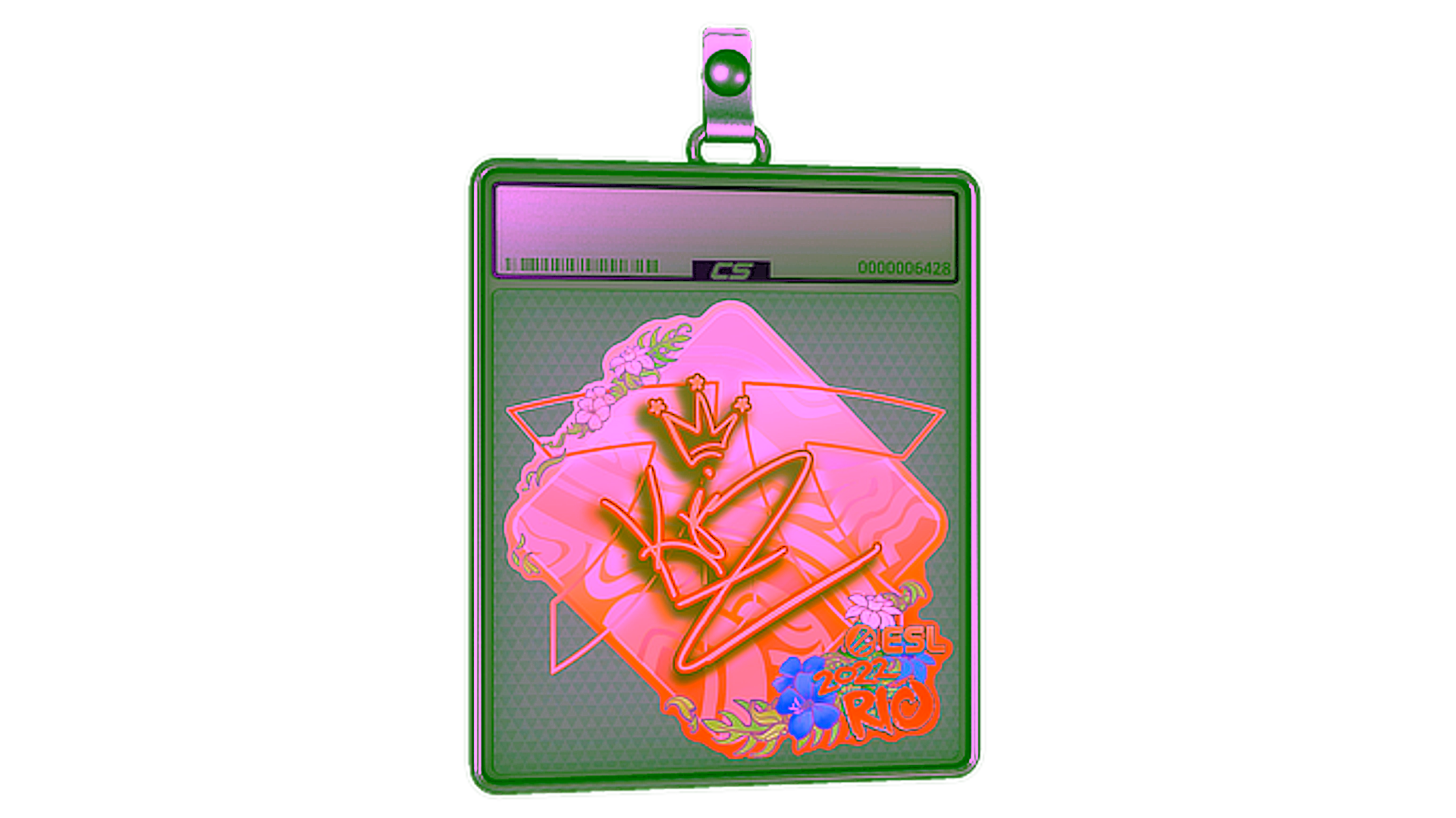 Display for Sticker Slab | KRIMZ (Holo) | Rio 2022