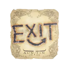 Sticker exit Austin 2025