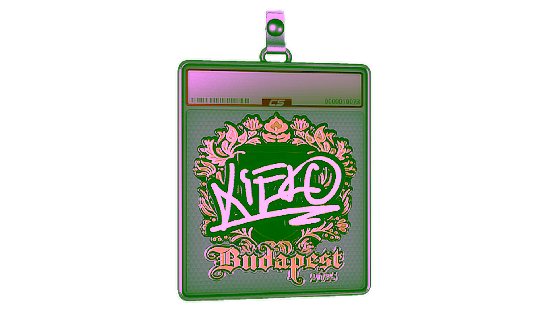 Display for Sticker Slab | xiELO (Gold) | Budapest 2025