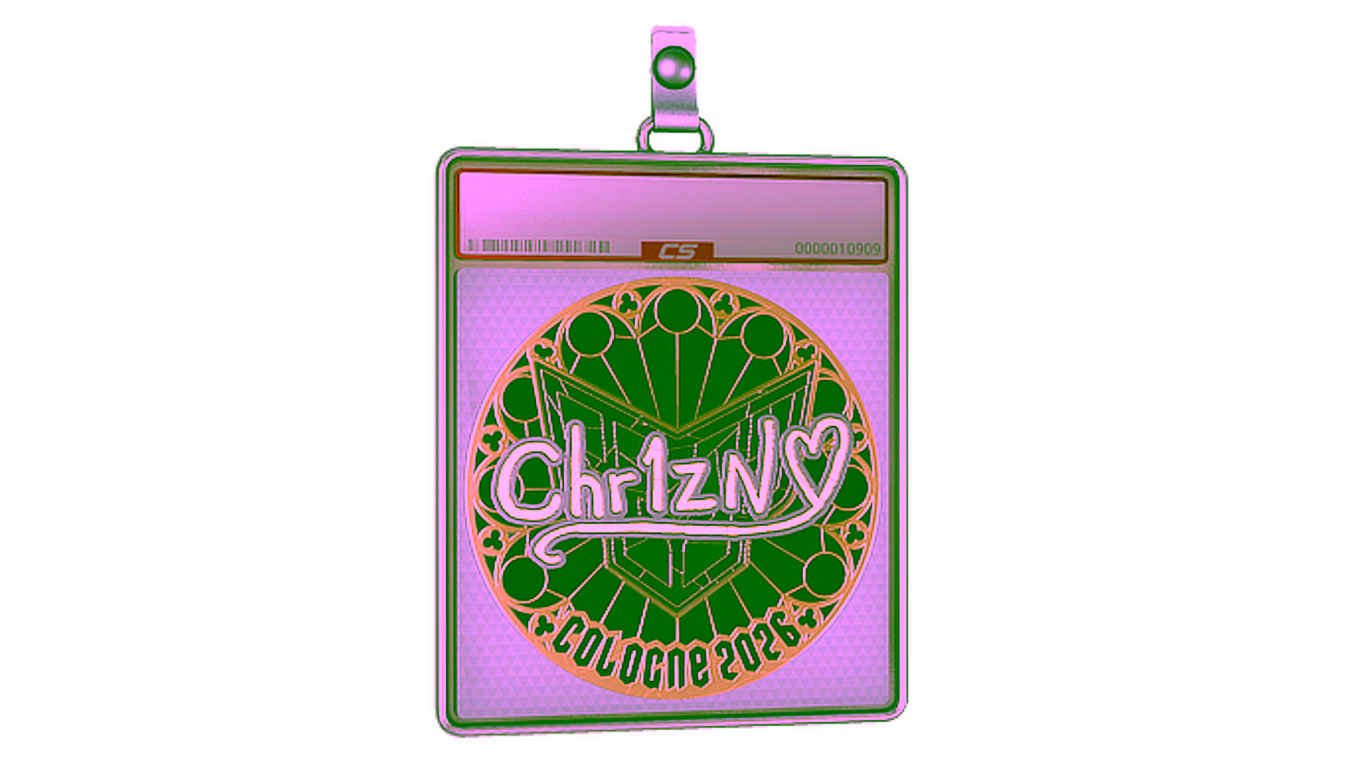 Display for Sticker Slab | Chr1zN (Gold) | Cologne 2026