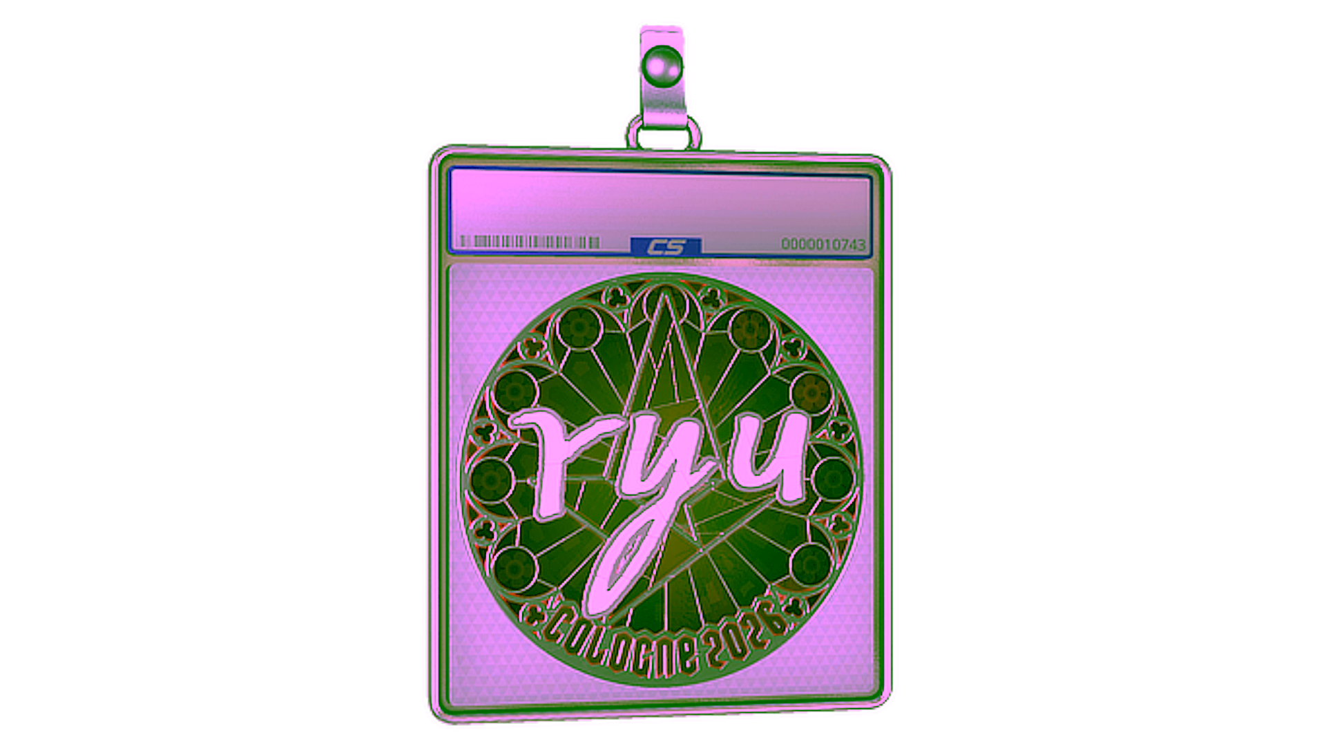 Display for Sticker Slab | ryu (Foil) | Cologne 2026