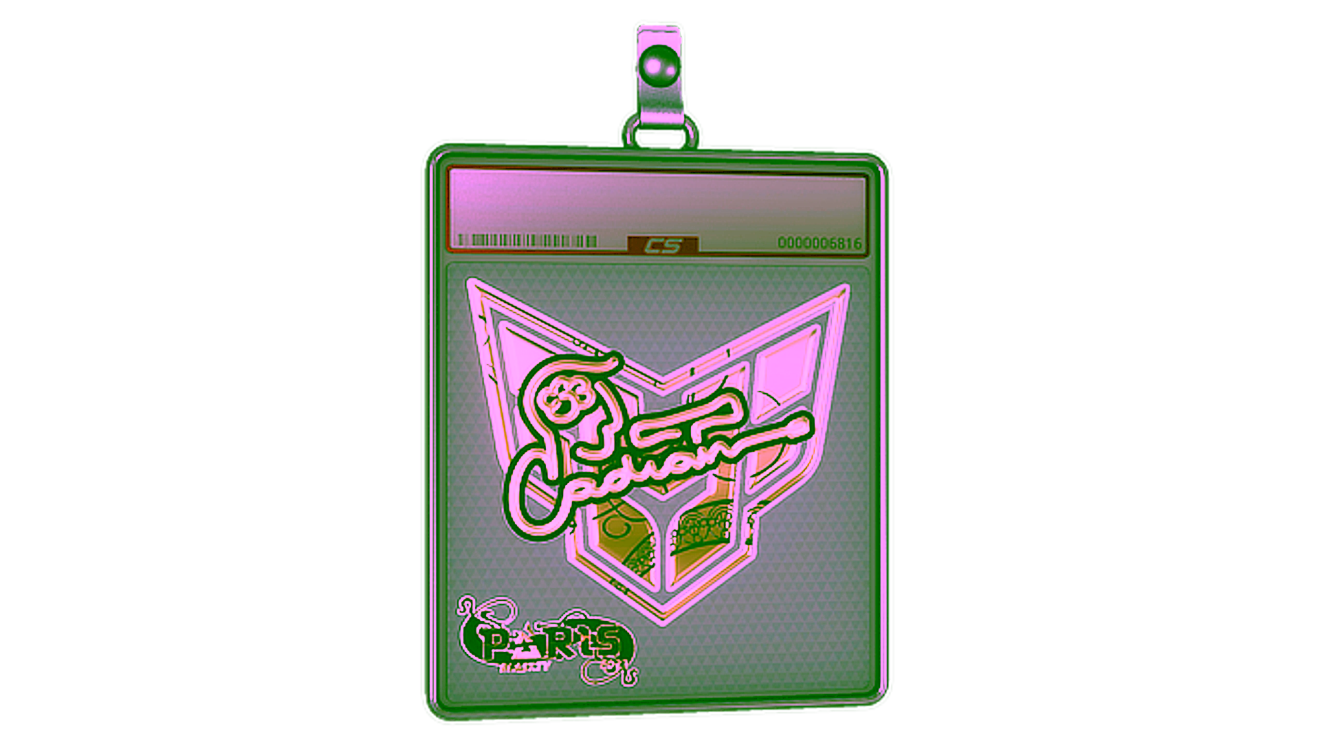 Display for Sticker Slab | cadiaN (Gold) | Paris 2023