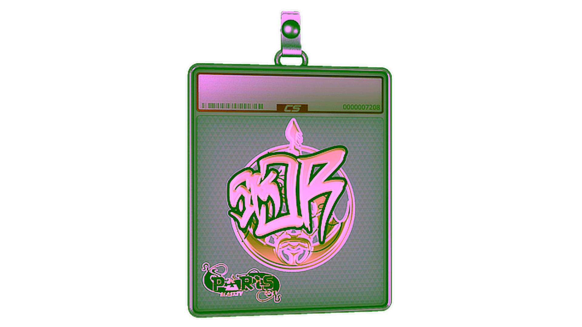 Display for Sticker Slab | sk0R (Gold) | Paris 2023