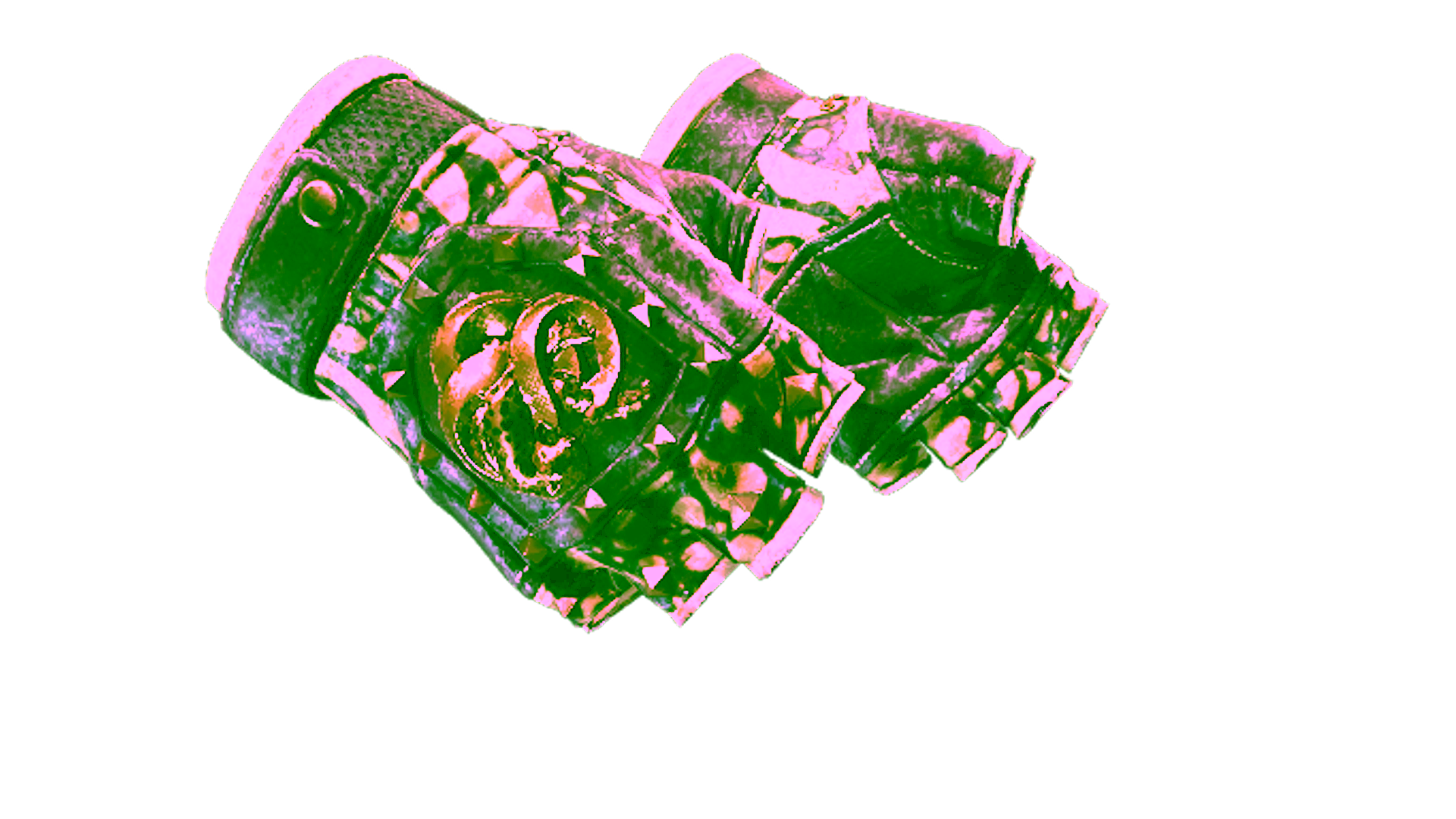 Display for ★ Broken Fang Gloves | Yellow-banded (Well-Worn)