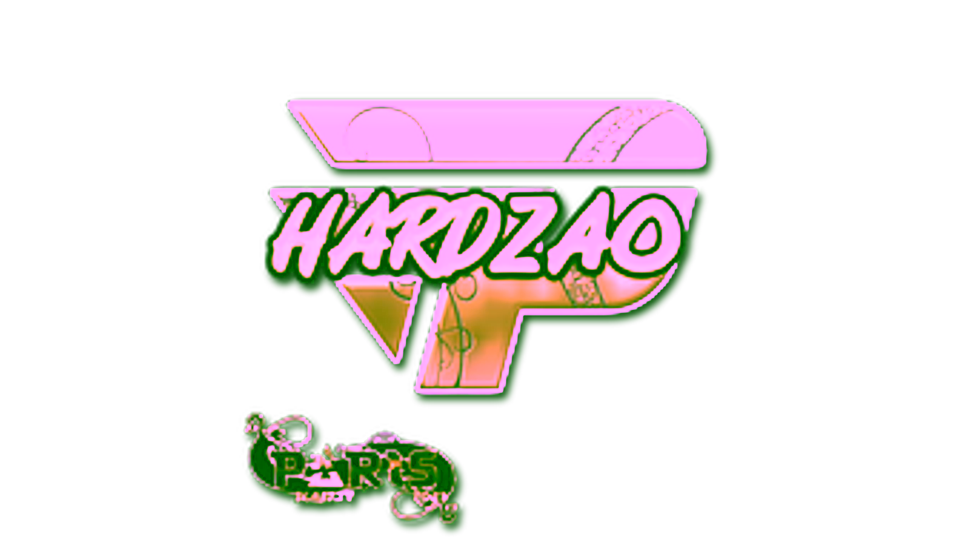 Display for Sticker | hardzao (Gold) | Paris 2023