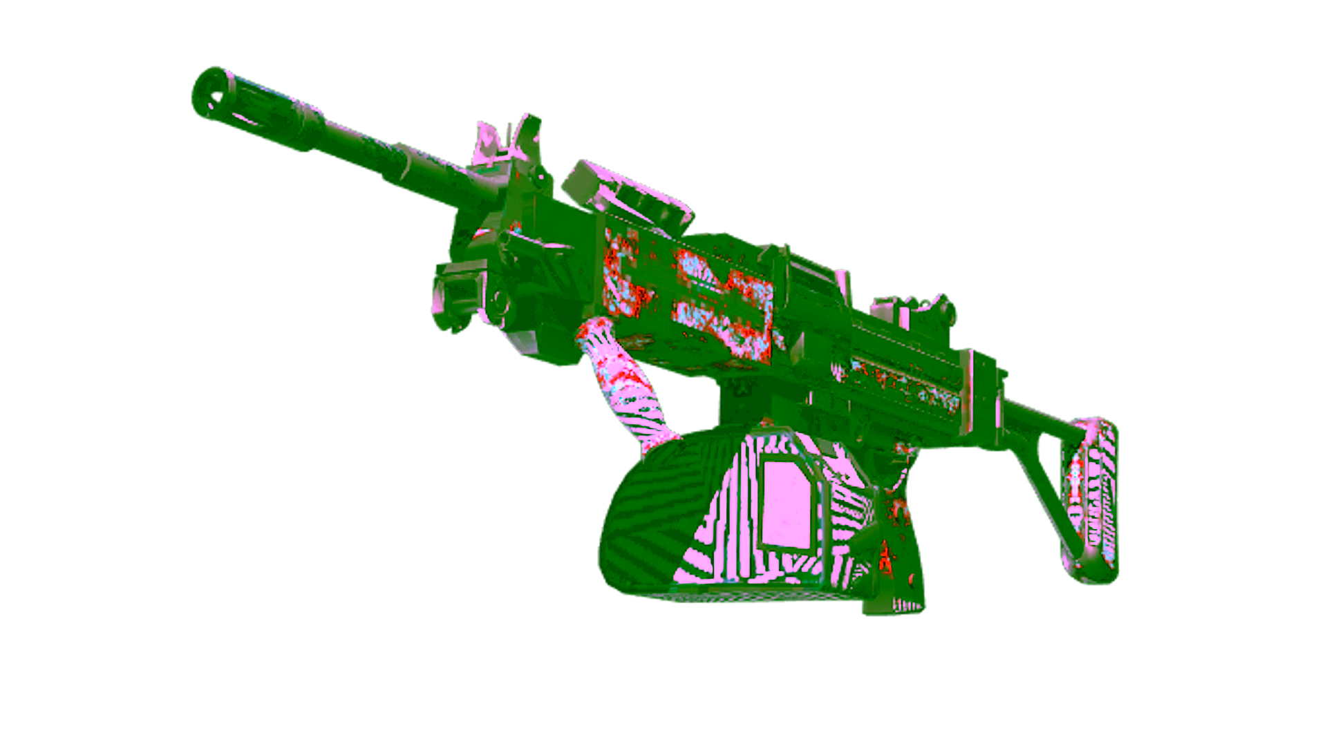 Visar för StatTrak™ Negev | Dazzle (Battle-Scarred)