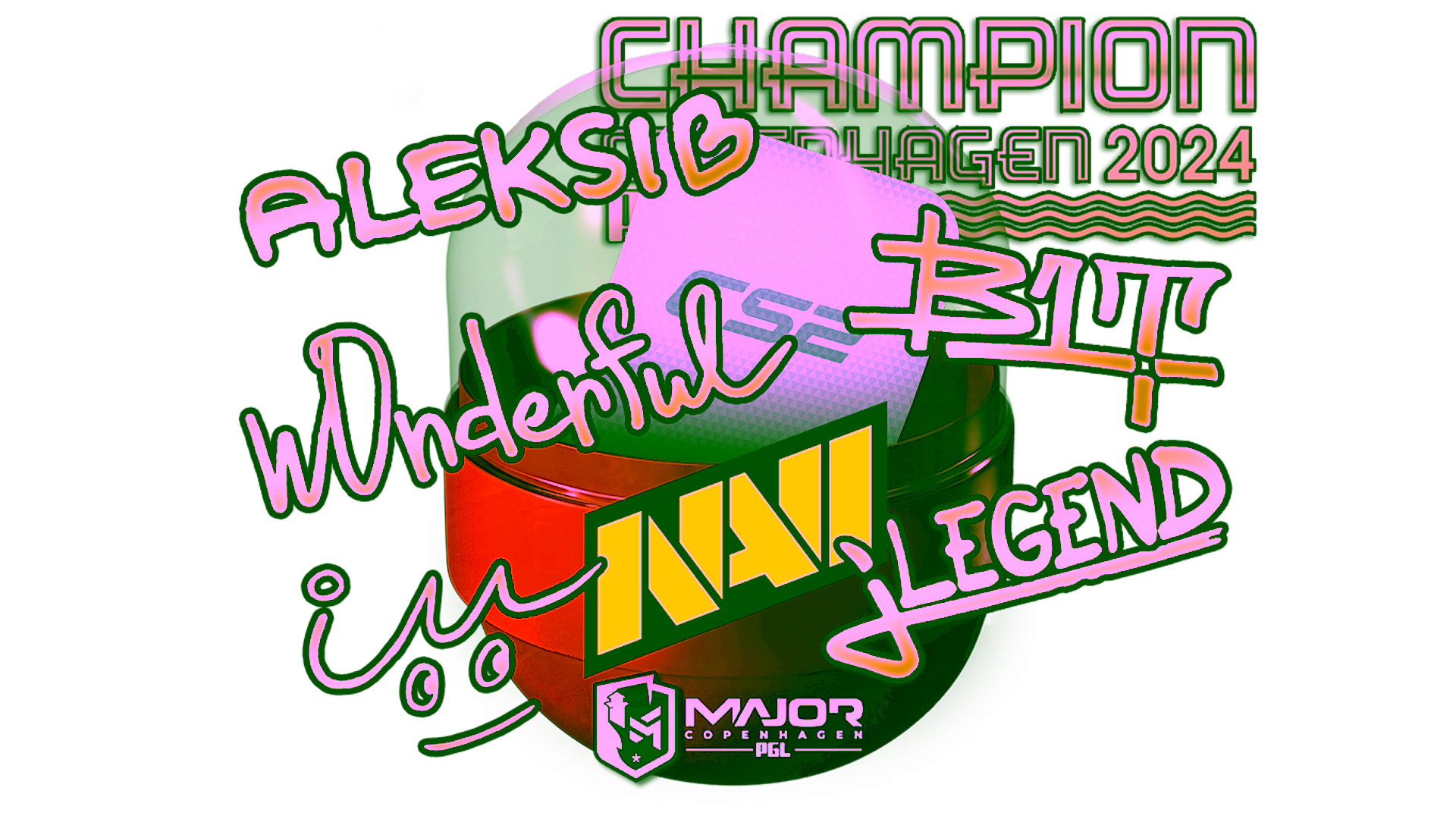 Display for Copenhagen 2024 Champions Autograph Capsule