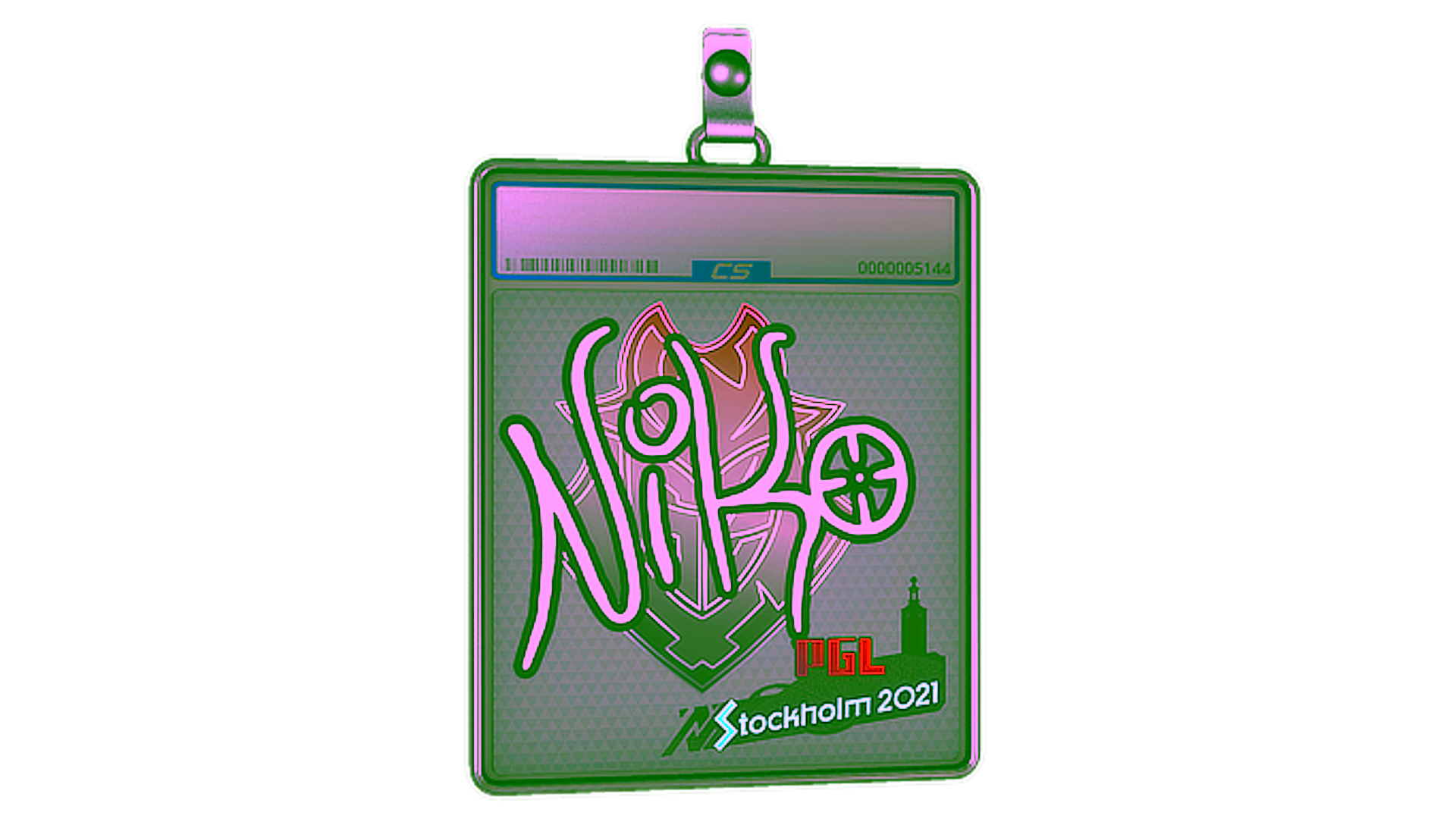 Mostrar para Sticker Slab | NiKo | Stockholm 2021