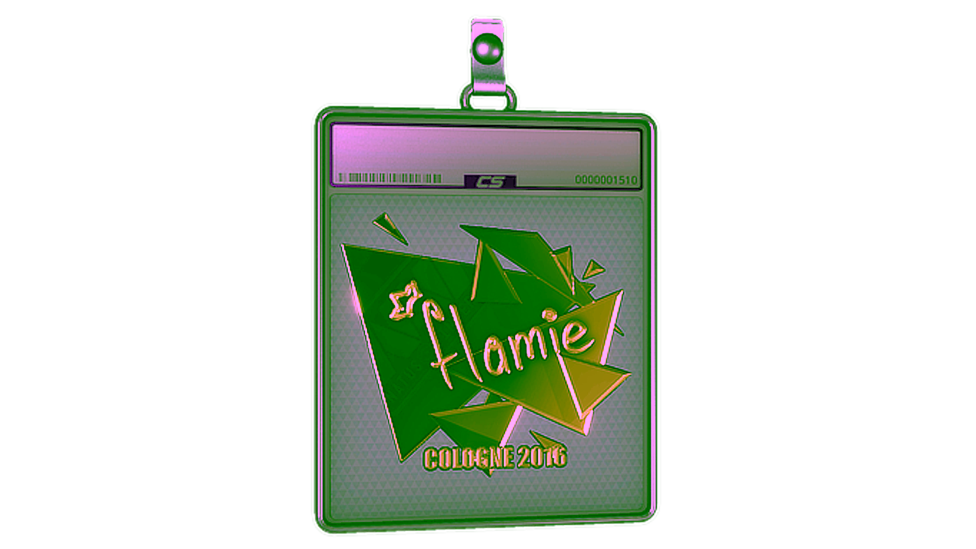 Affichage pour Sticker Slab | flamie (Gold) | Cologne 2016