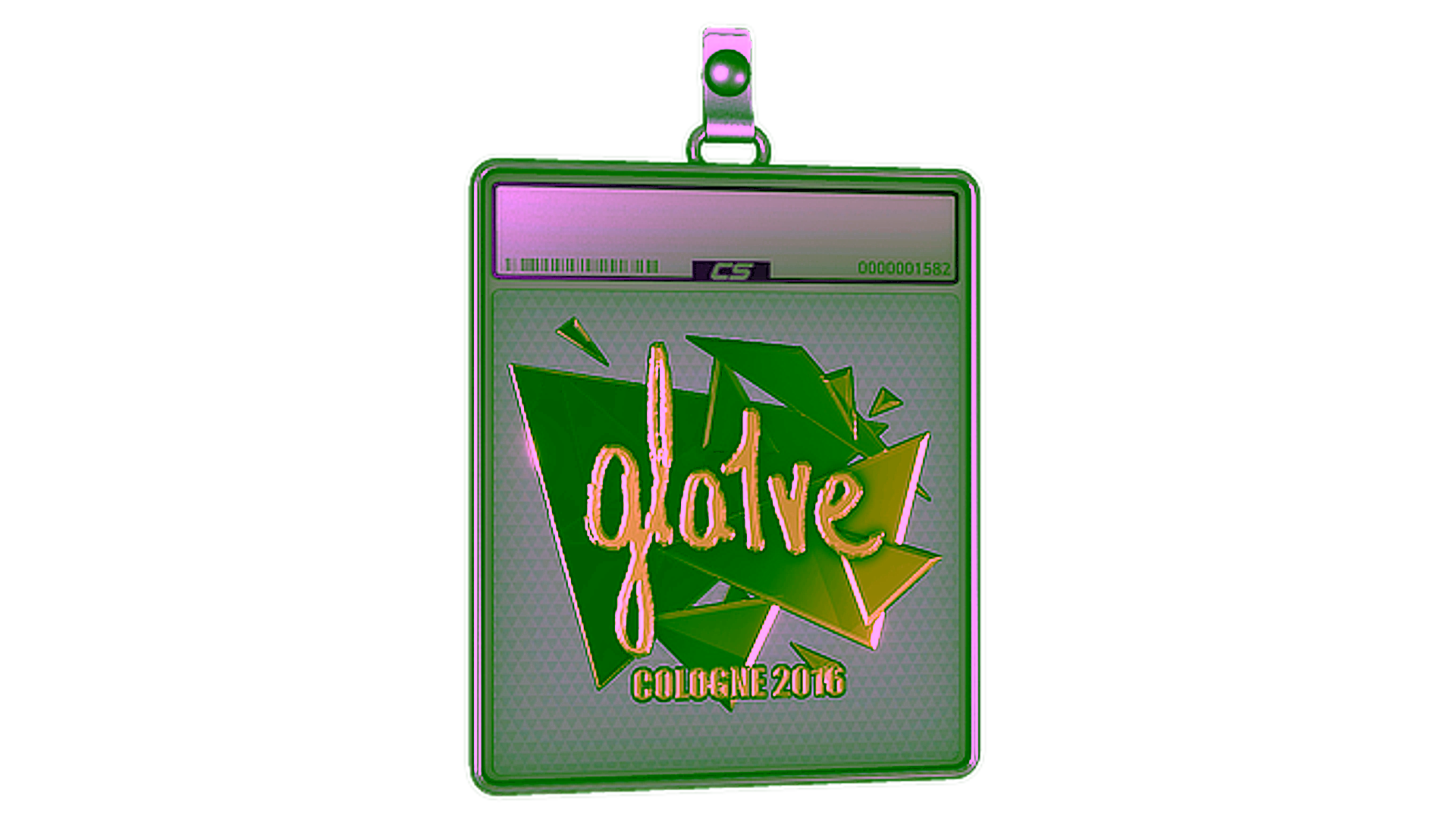 Display for Sticker Slab | gla1ve (Gold) | Cologne 2016