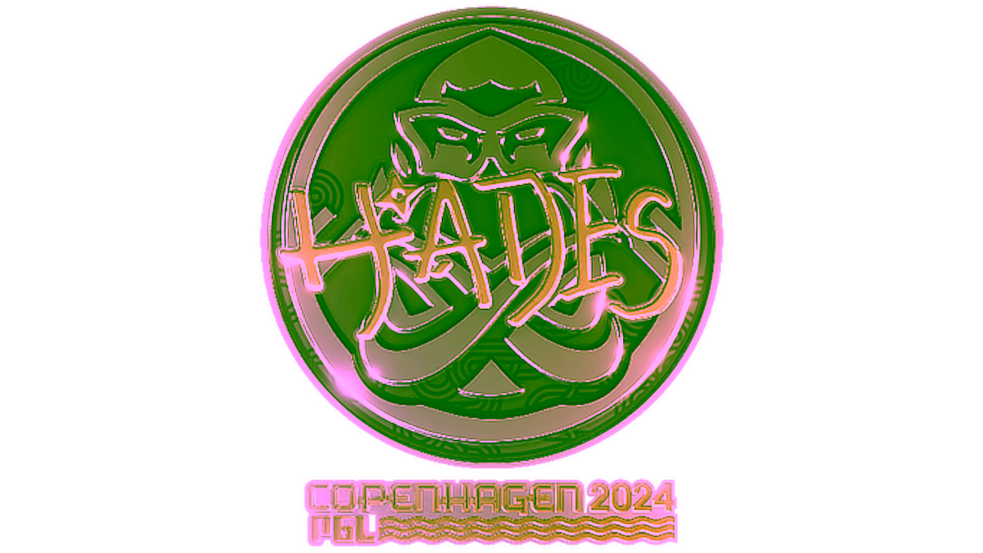 Display for Sticker | hades (Gold) | Copenhagen 2024