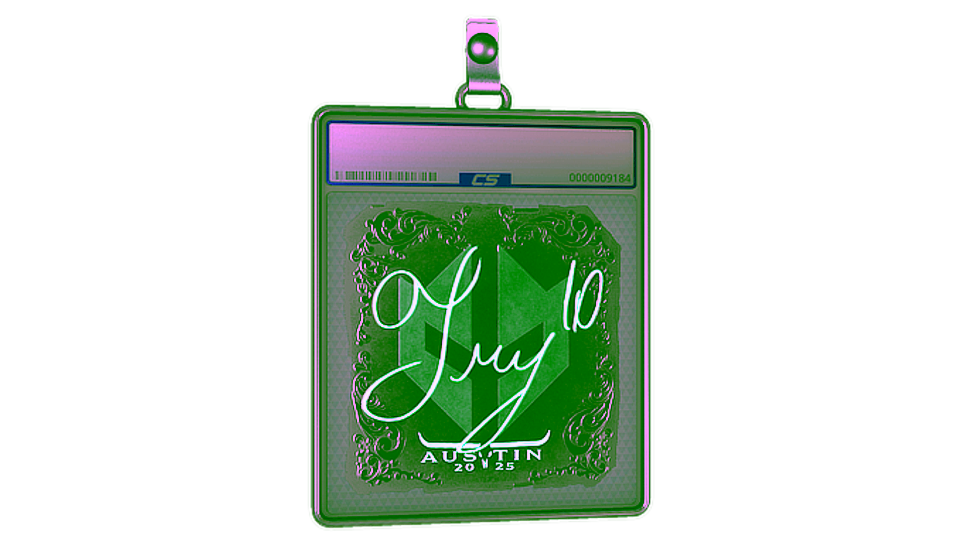 Exibição para Sticker Slab | TRY (Foil) | Austin 2025