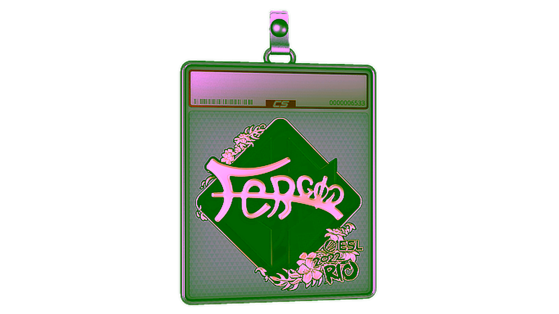 Display for Sticker Slab | fer (Gold) | Rio 2022