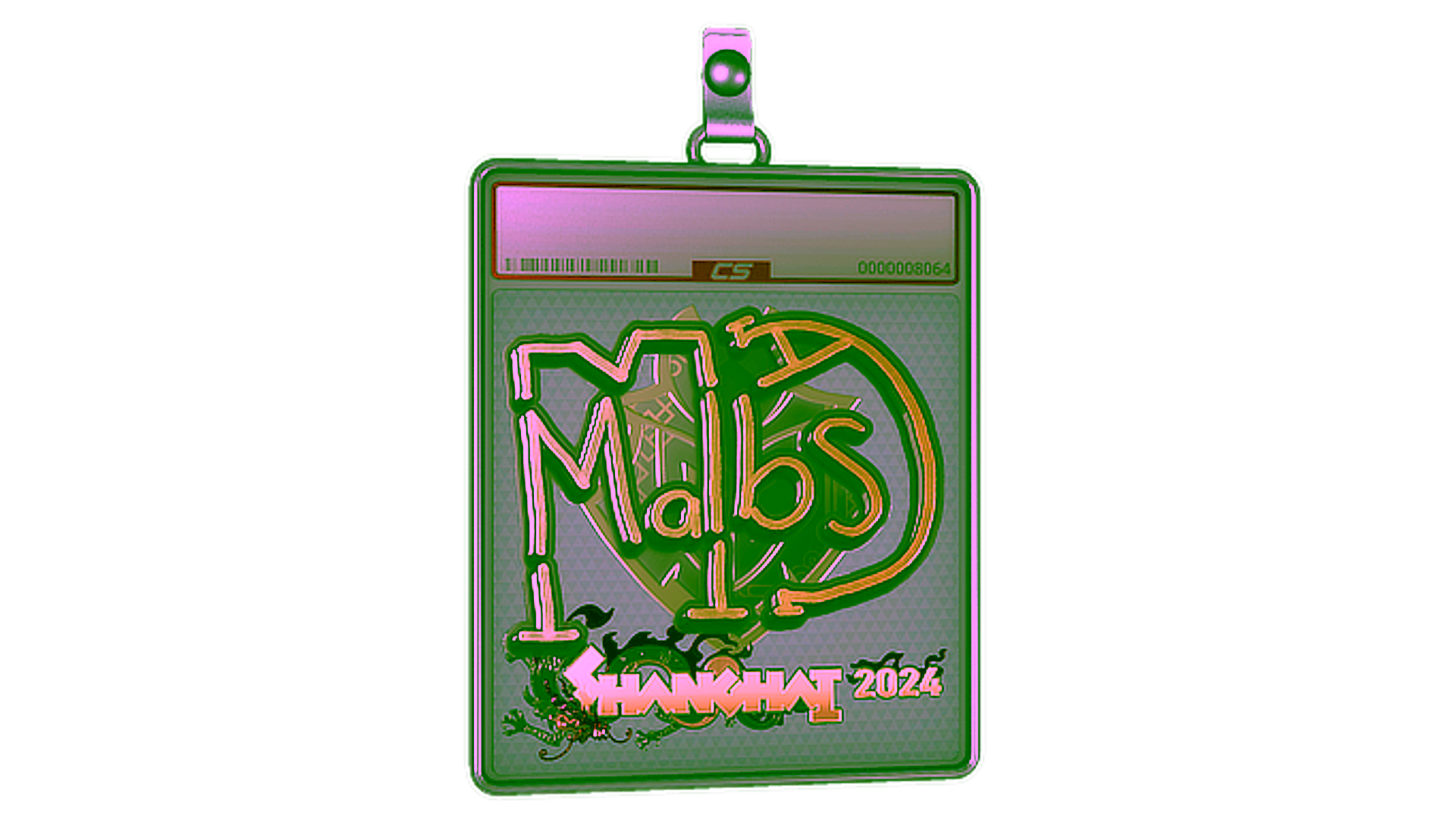 Anzeige für Sticker Slab | malbsMd (Gold) | Shanghai 2024