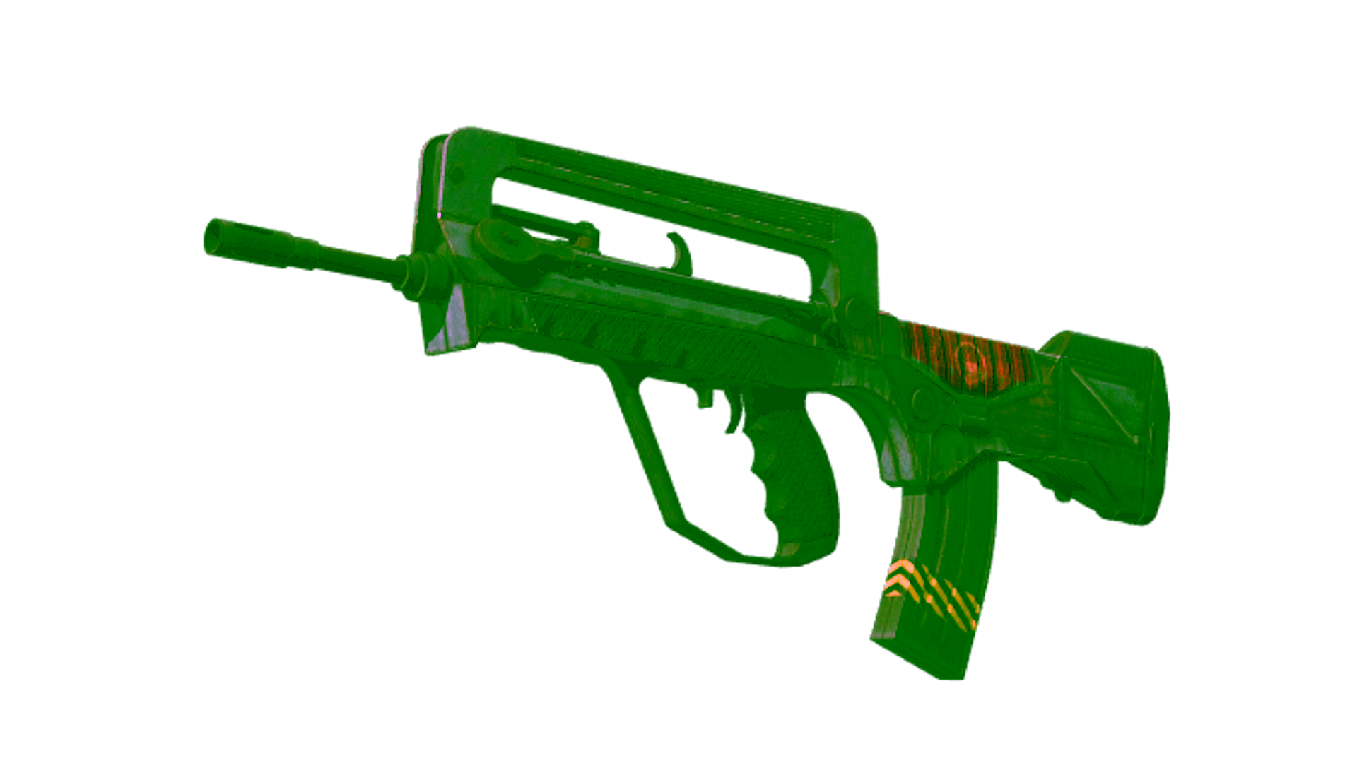StatTrak™ FAMAS | Decommissioned (Battle-Scarred) için görüntü