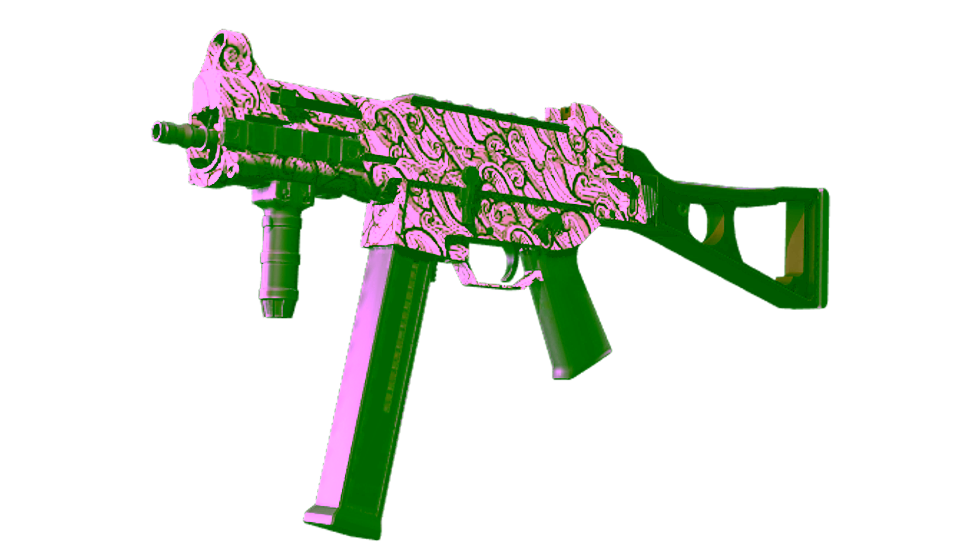 Display for Souvenir UMP-45 | Gunsmoke (Minimal Wear)