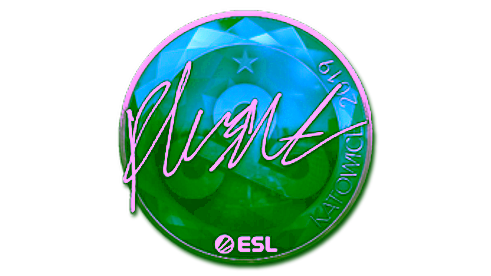 Display for Sticker | flusha (Foil) | Katowice 2019