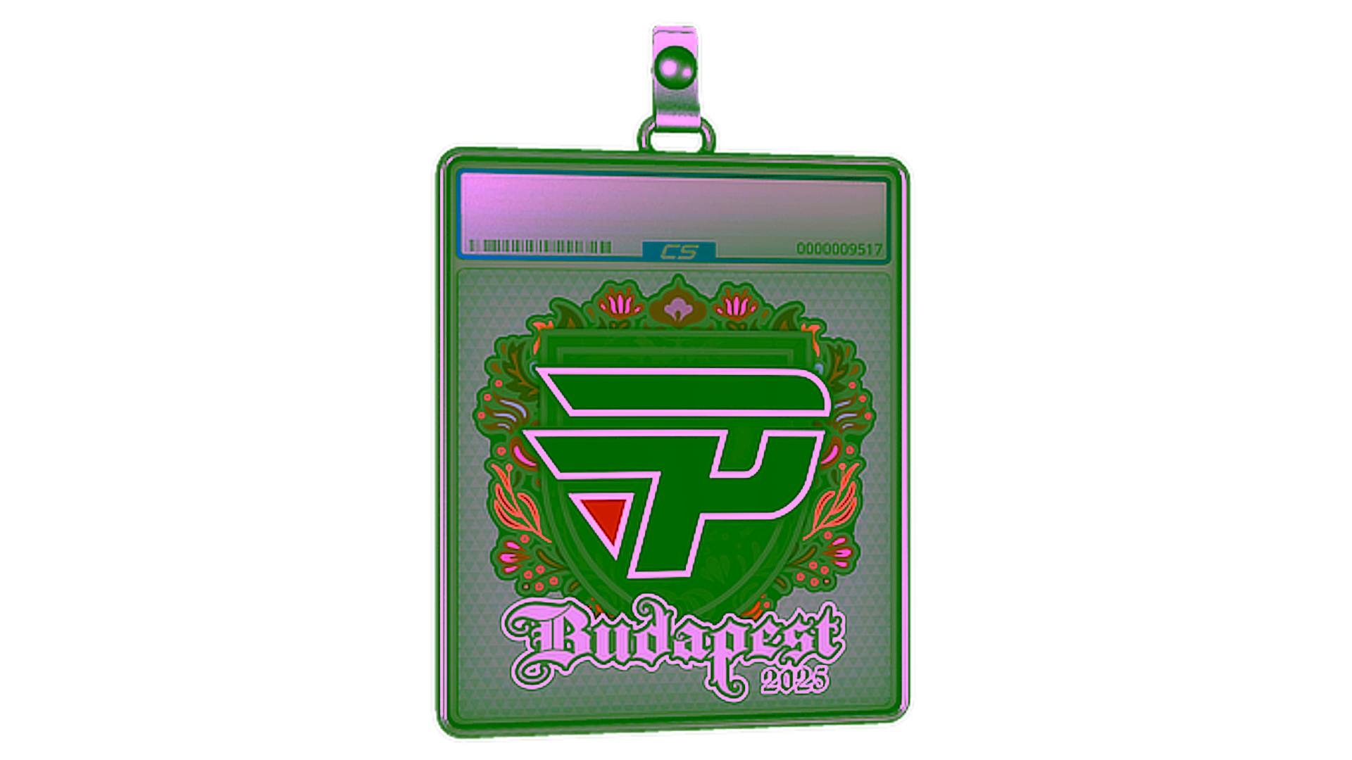 Display for Sticker Slab | paiN Gaming | Budapest 2025