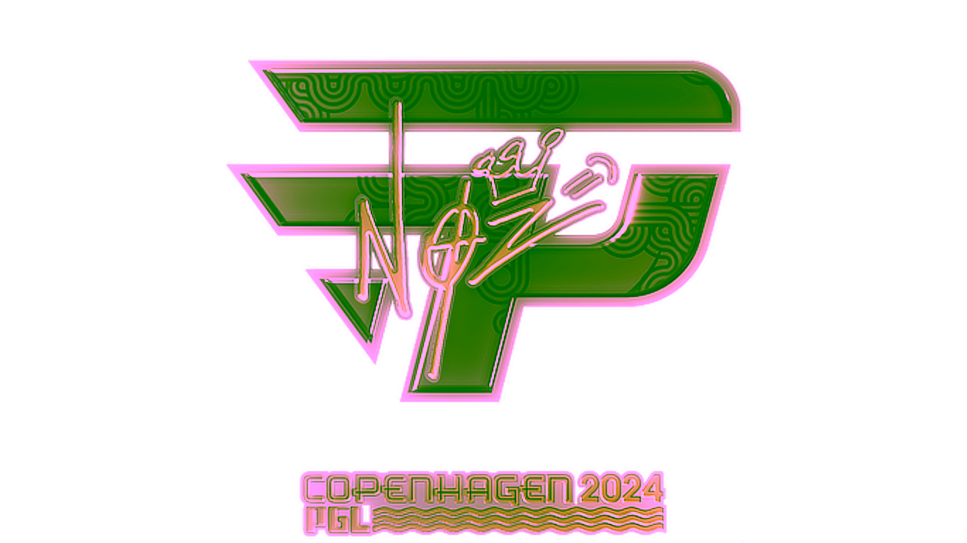 Display for Sticker | NQZ (Gold) | Copenhagen 2024