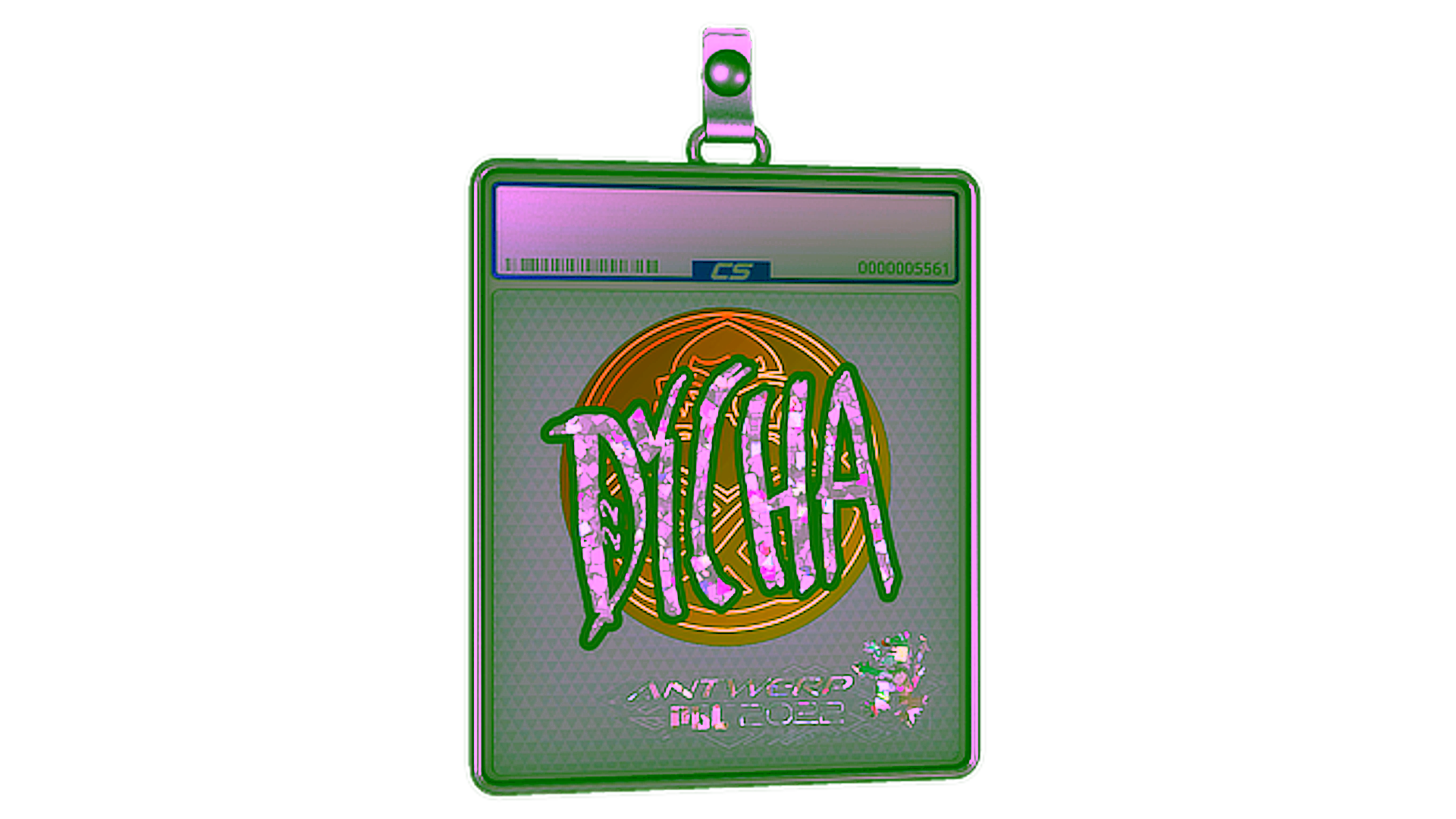 Wyświetl dla Sticker Slab | dycha (Glitter) | Antwerp 2022