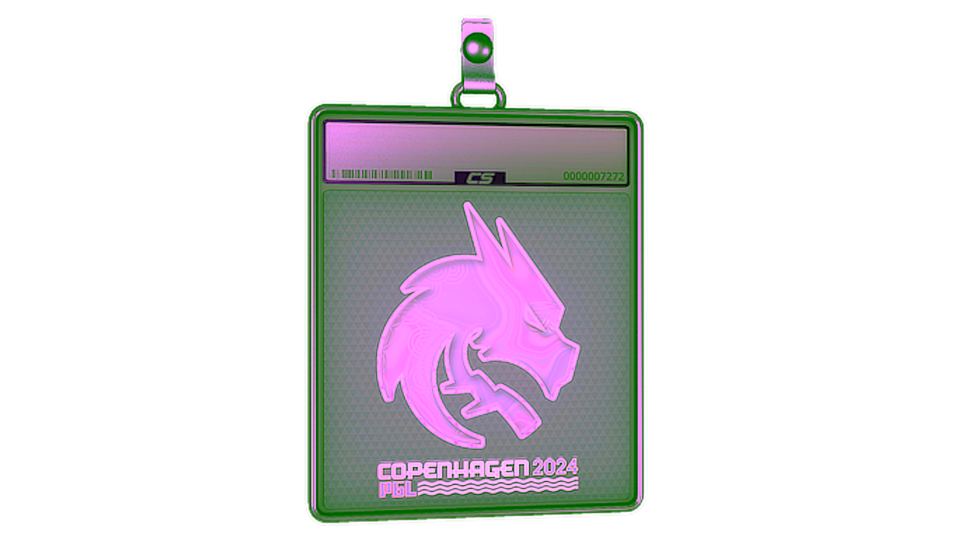 Display for Sticker Slab | Team Spirit (Holo) | Copenhagen 2024