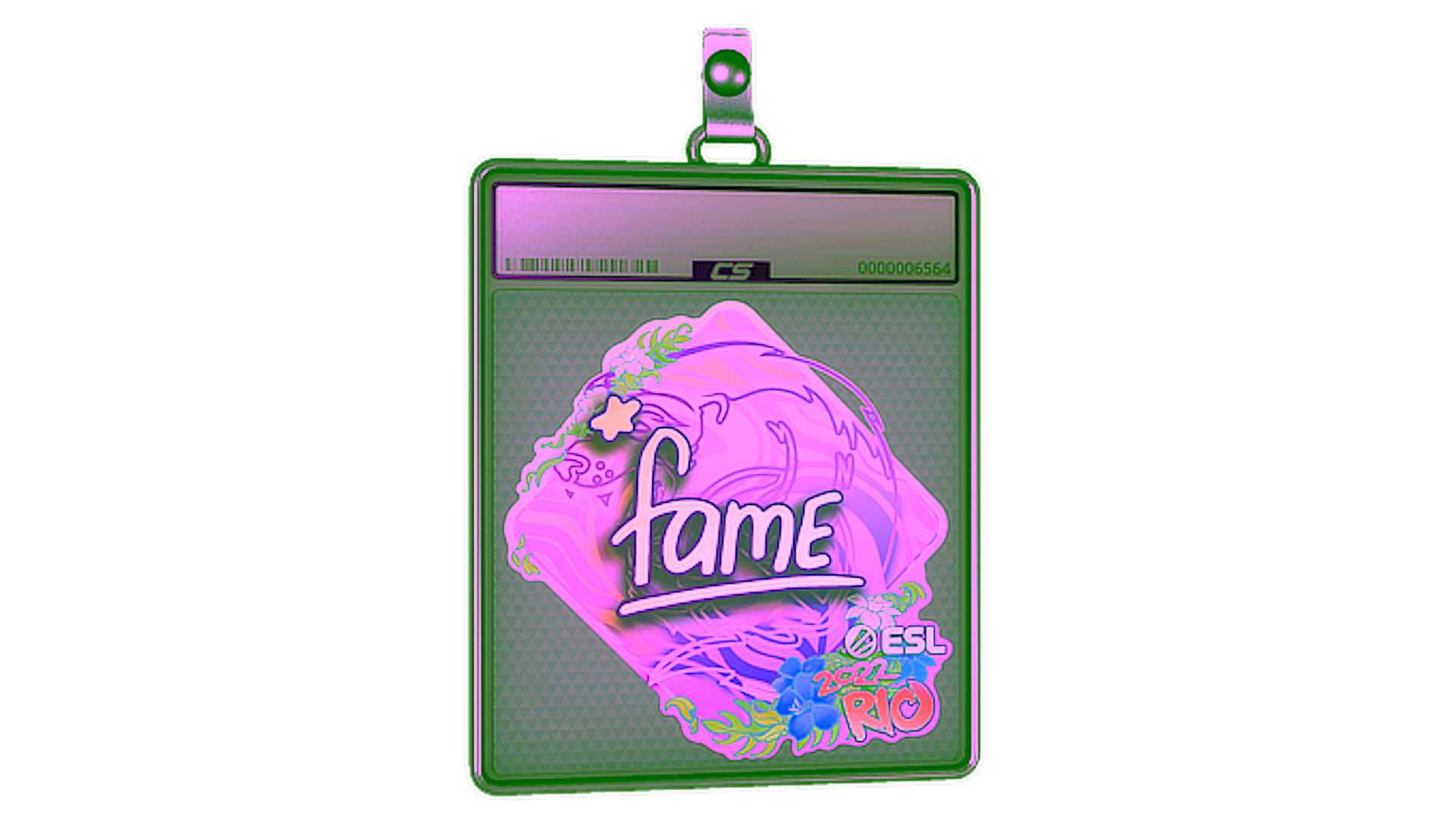 Display for Sticker Slab | fame (Holo) | Rio 2022