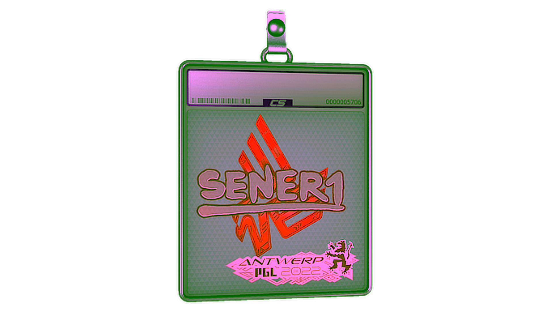 Wyświetl dla Sticker Slab | SENER1 (Holo) | Antwerp 2022