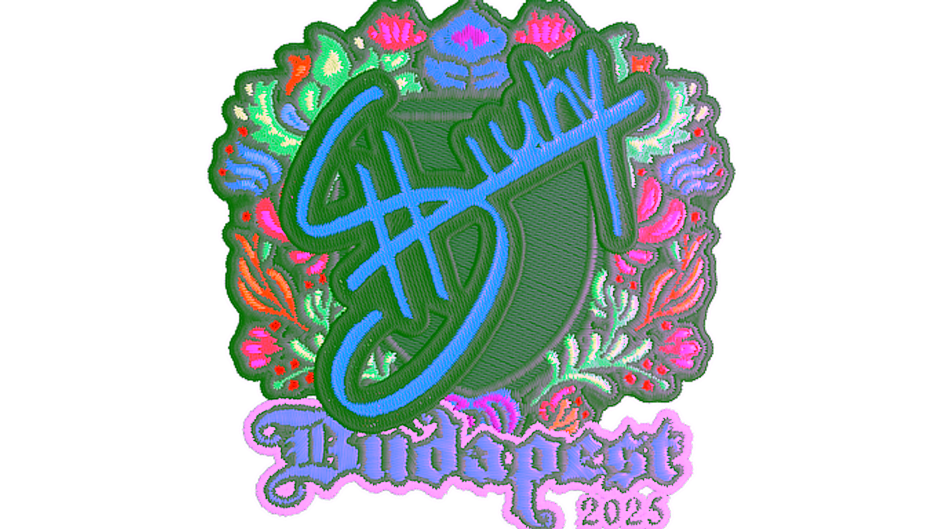 Sticker | siuhy (Embroidered) | Budapest 2025 için görüntü