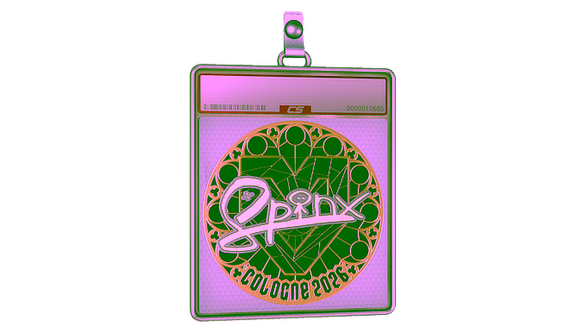 Display for Sticker Slab | Spinx (Gold) | Cologne 2026