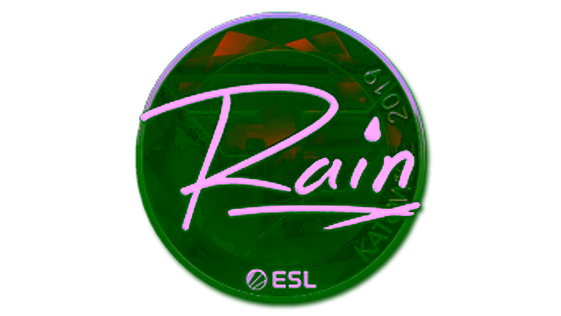 Display for Sticker | rain (Foil) | Katowice 2019