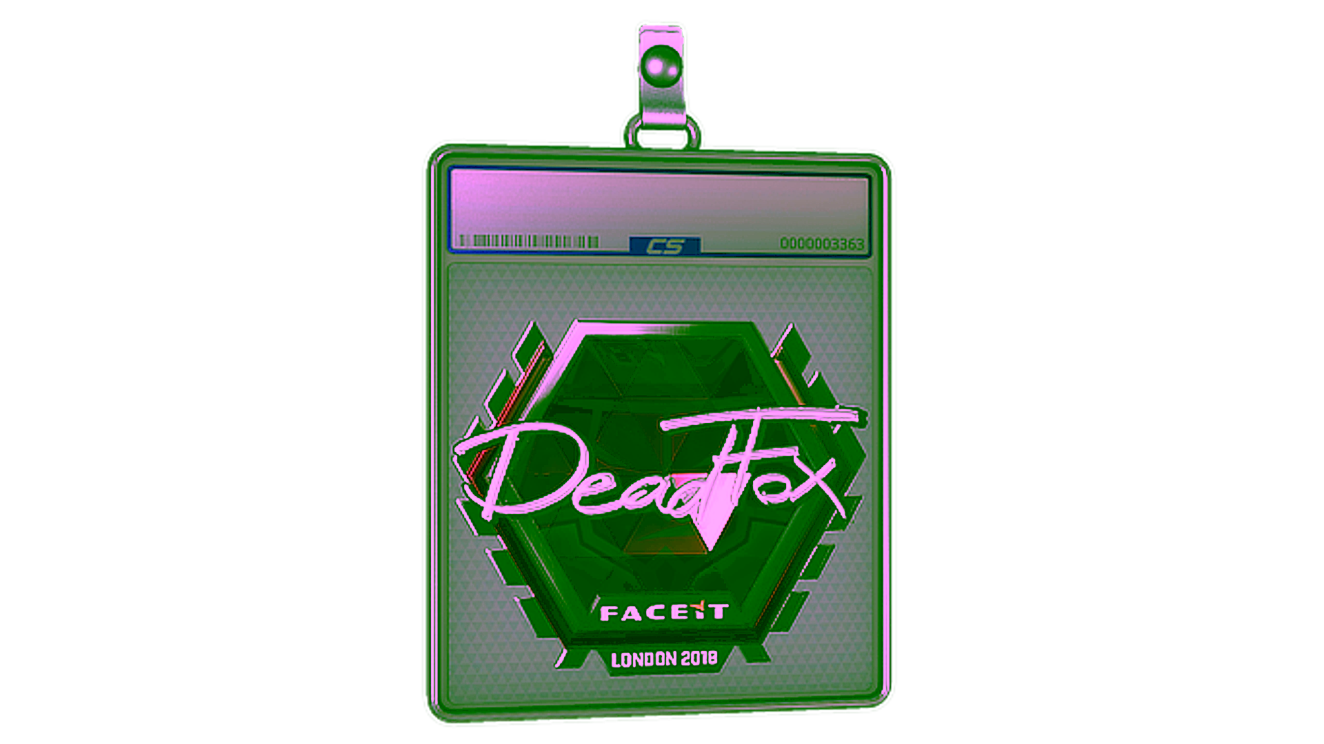 Affichage pour Sticker Slab | DeadFox (Foil) | London 2018