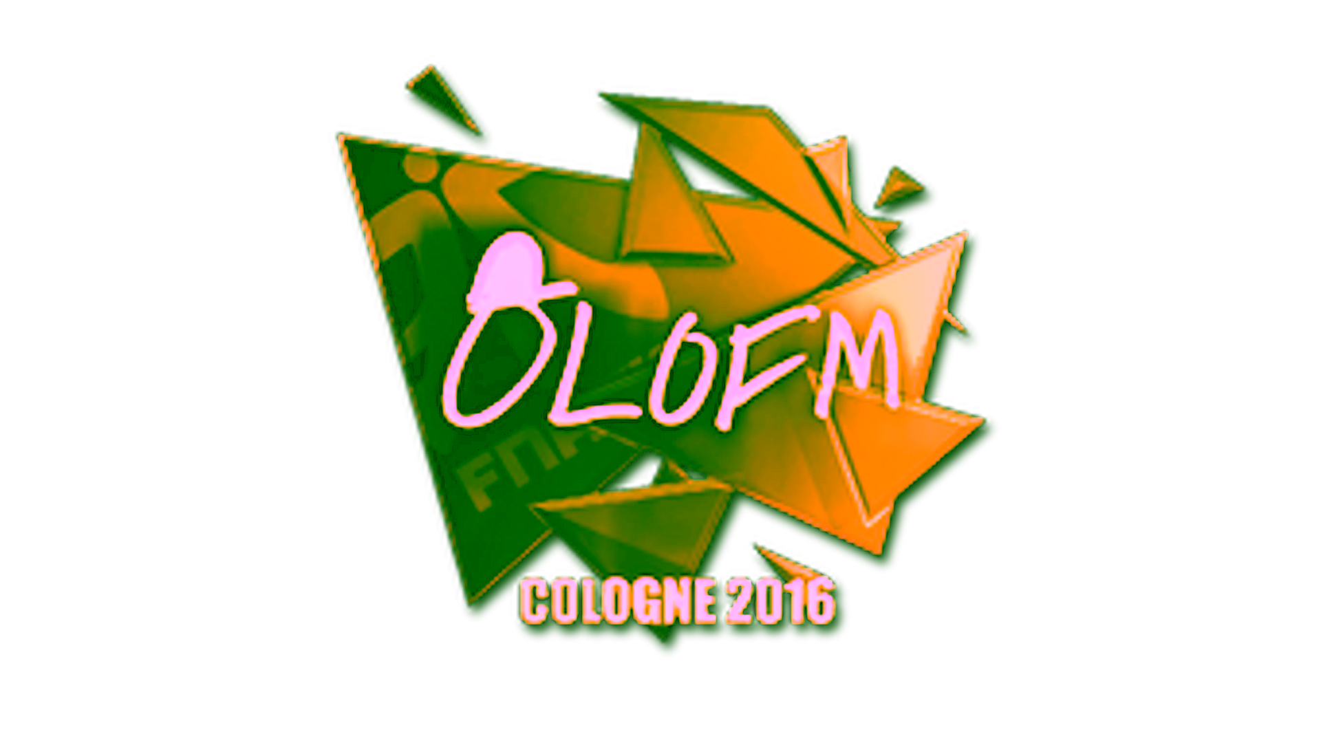 Affichage pour Sticker | olofmeister (Gold) | Cologne 2016