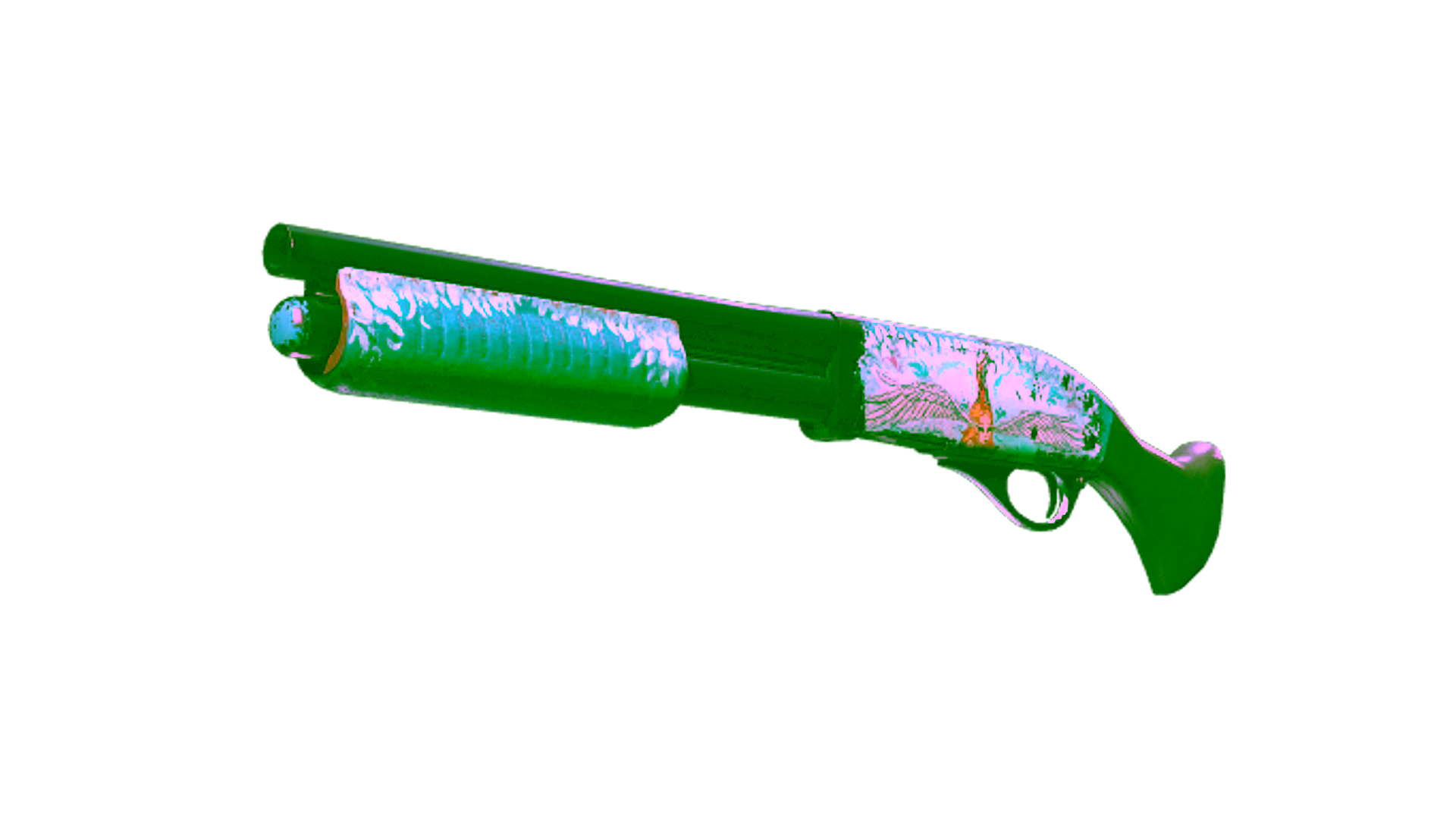Anzeige für StatTrak™ Sawed-Off | Serenity (Well-Worn)