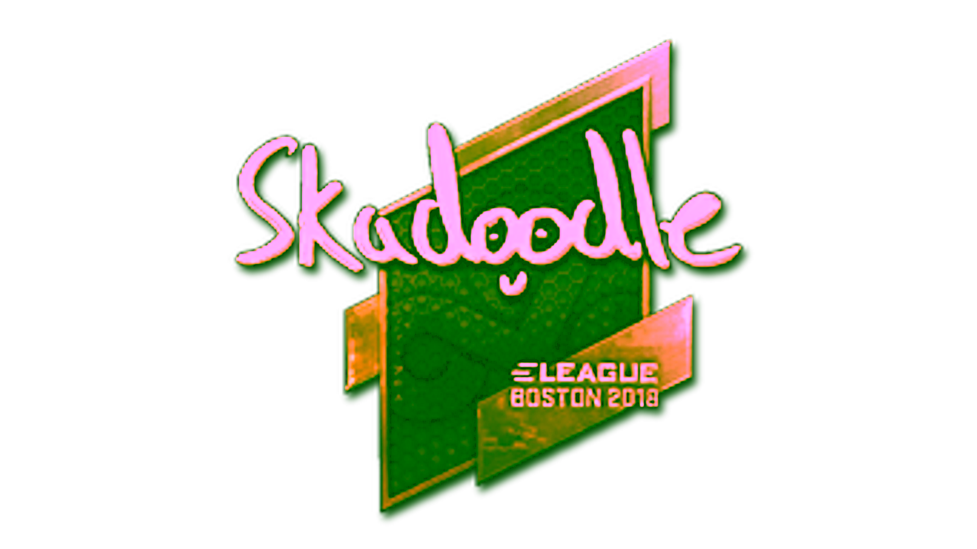Wyświetl dla Sticker | Skadoodle (Gold) | Boston 2018