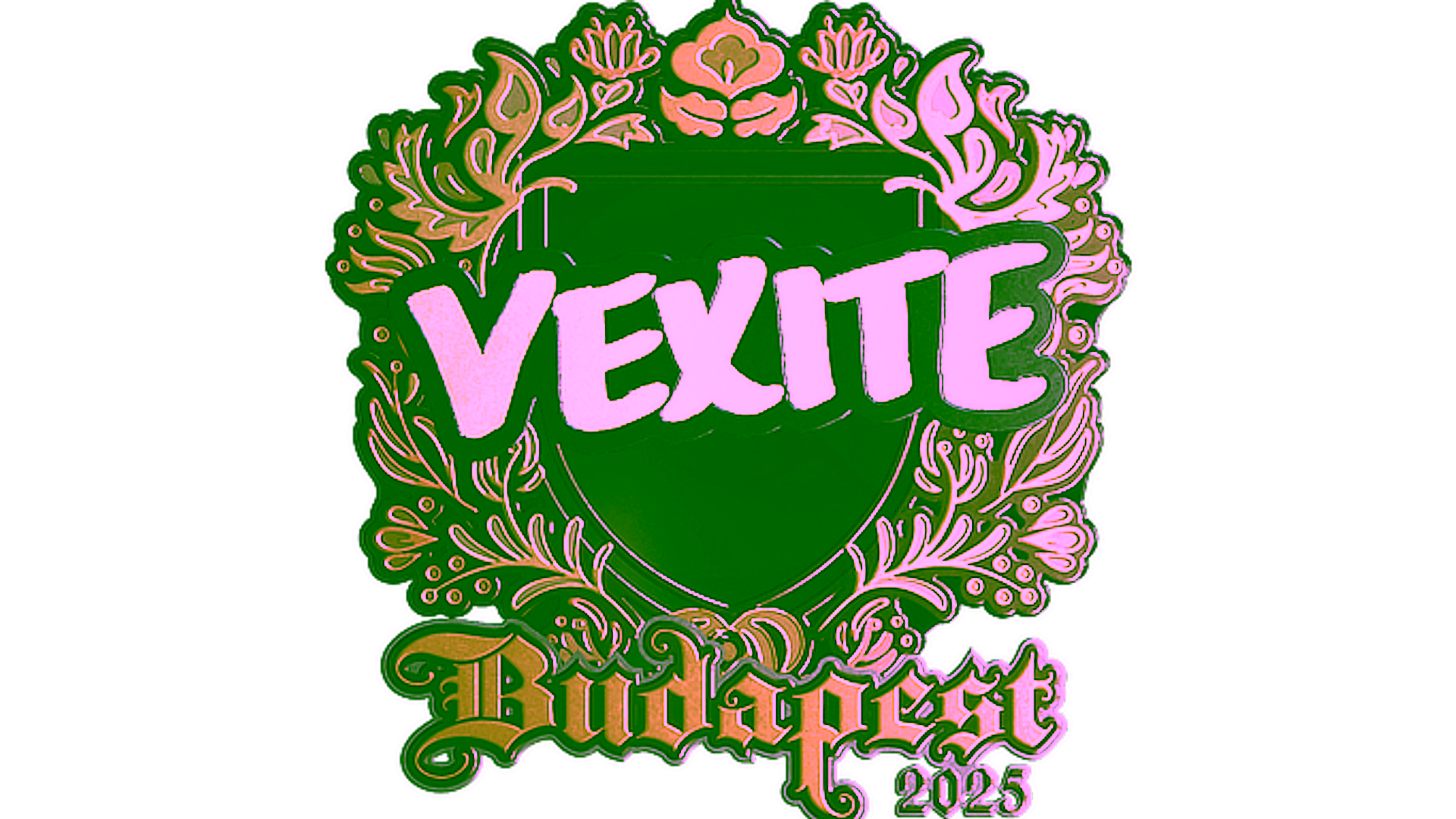 Display for Sticker | vexite (Gold) | Budapest 2025