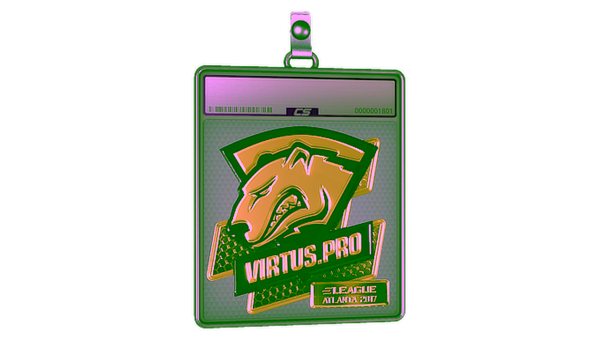 Display for Sticker Slab | Virtus.Pro (Gold) | Atlanta 2017